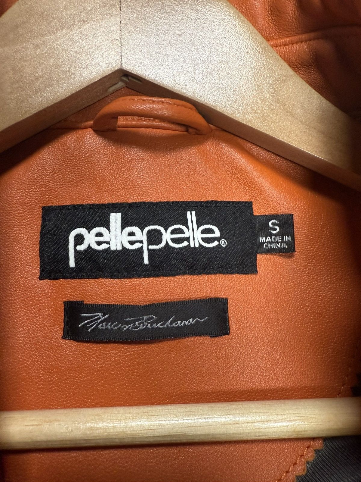 Pelle pelle leather bomber jacket sz small
