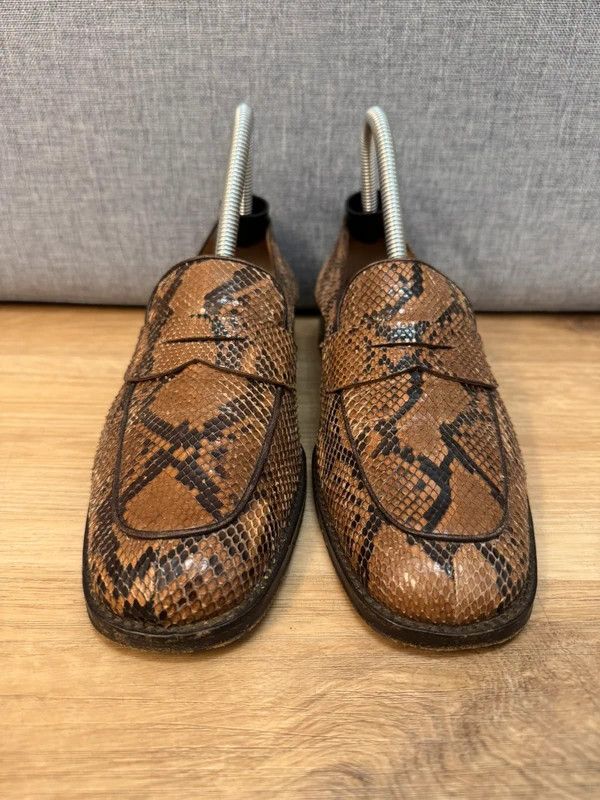 Church's Church's Snake Leather Vintage Rare 39,5 loafers flats heels Size US 9.5 / IT 39.5 - 4 Thumbnail