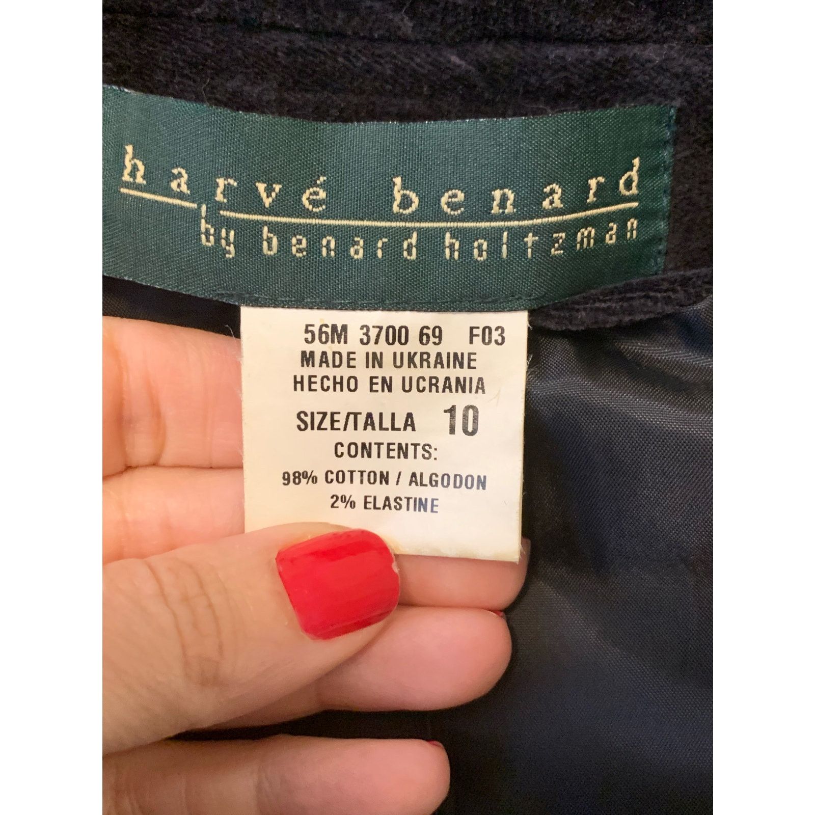 Harve Benard Harve Benard vintage black velvet one button blazer size 10 Size L / US 10 / IT 46 - 3 Thumbnail