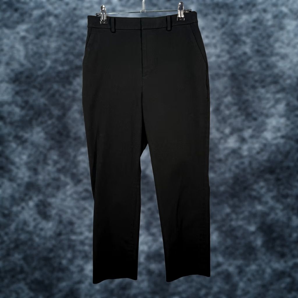 Uniqlo Uniqlo Pants Womens Size Medium Black Straight-Leg Ankle Polyester Blend Size 32" / US 10 / IT 46 - 1 Thumbnail