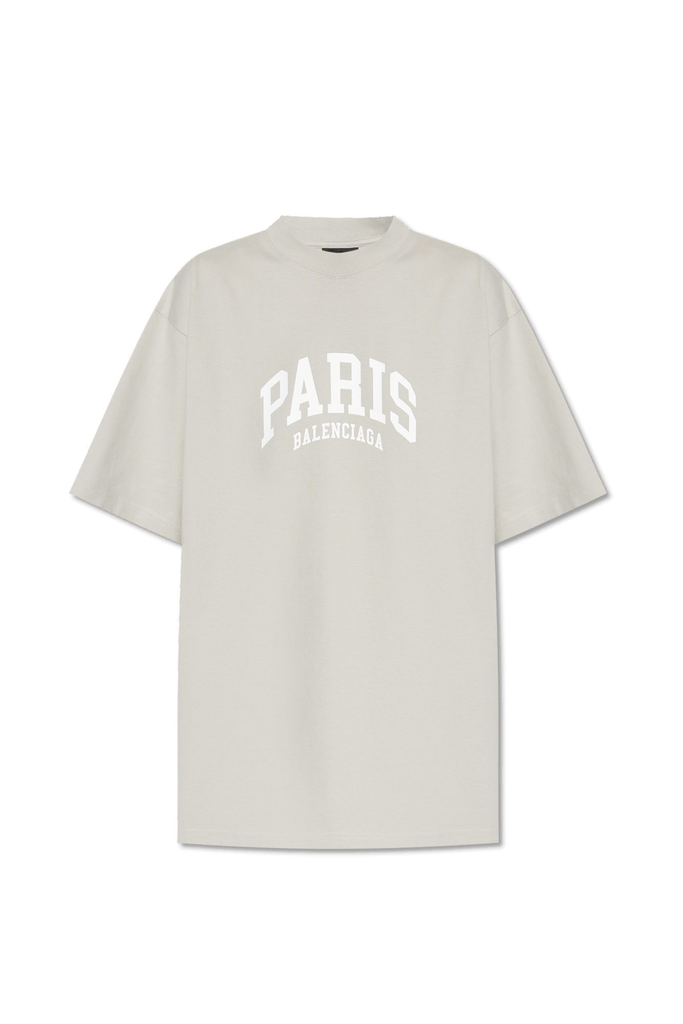 Balenciaga o1la1rc1a0824 Cities Paris T-Shirt Medium Fit in Light Grey Size M / US 6-8 / IT 42-44 - 1 Thumbnail