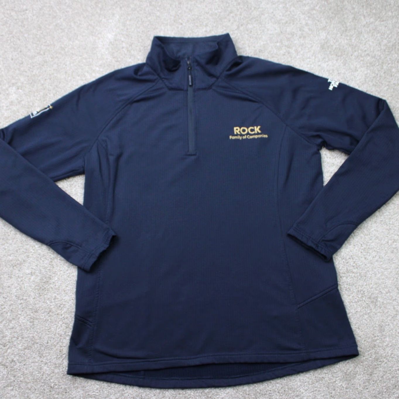 The North Face The North Face Sweatshirt Womens XL Blue Mountain Peaks 1/4 Zip Stretch Pullover Size XL / US 12-14 / IT 48-50 - 2 Thumbnail