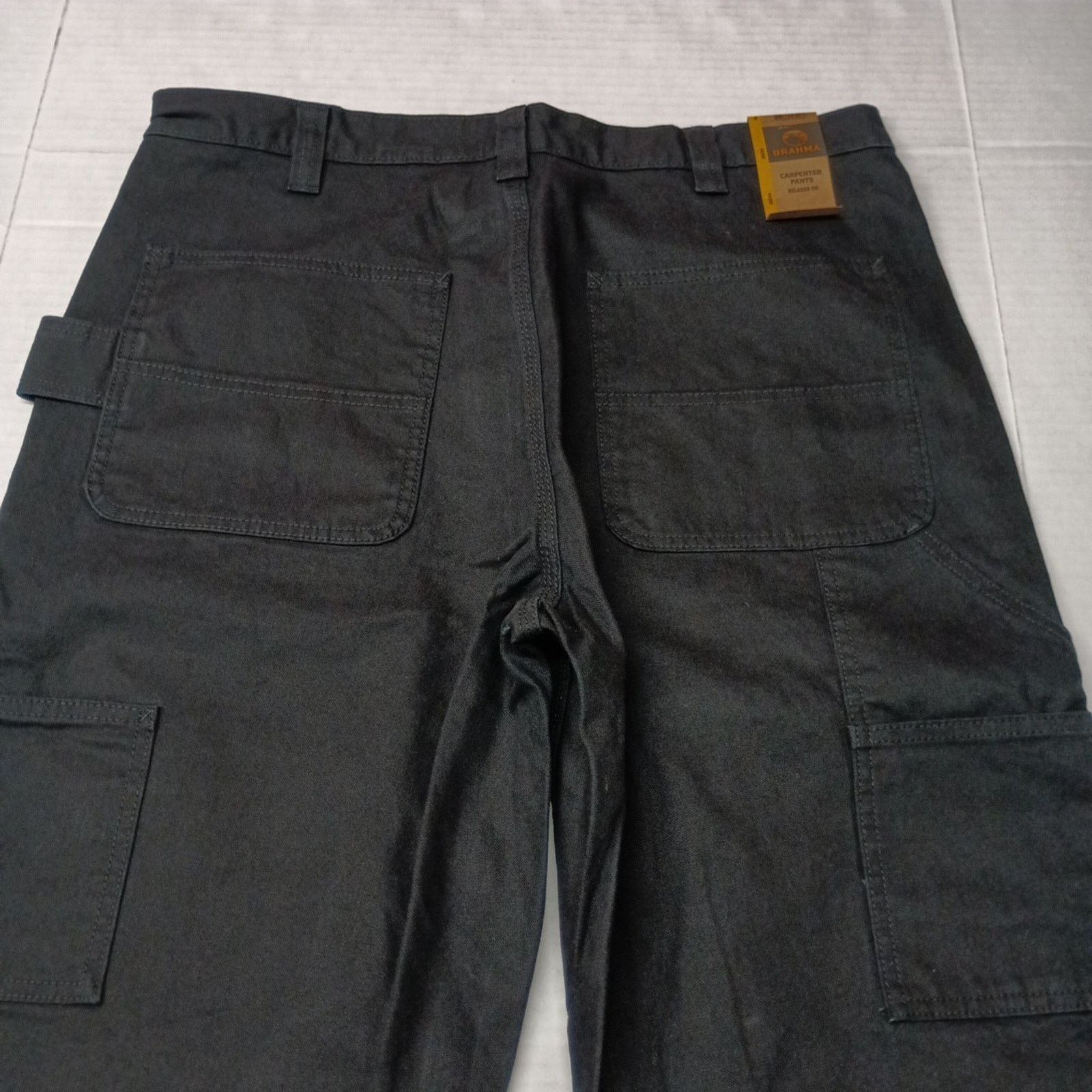 Other Brahma Work Carpenter Pants Men's Size 36x34 Black Relaxed Size US 36 / EU 52 - 7 Thumbnail