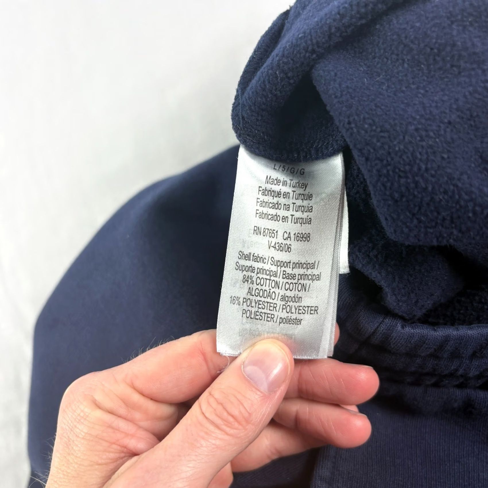 Lacoste Lacoste Pants Mens L Blue Jogger Sweatpants Tapered Lounge Casual Size US 33 - 4 Thumbnail