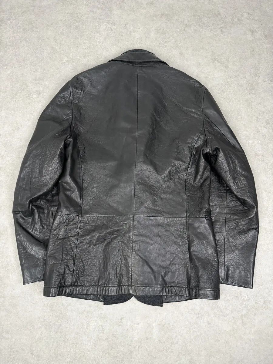 Armani Collezioni 2000s Armani Faded Black Layered Blazer Jacket Size US M / EU 48-50 / 2 - 8 Thumbnail