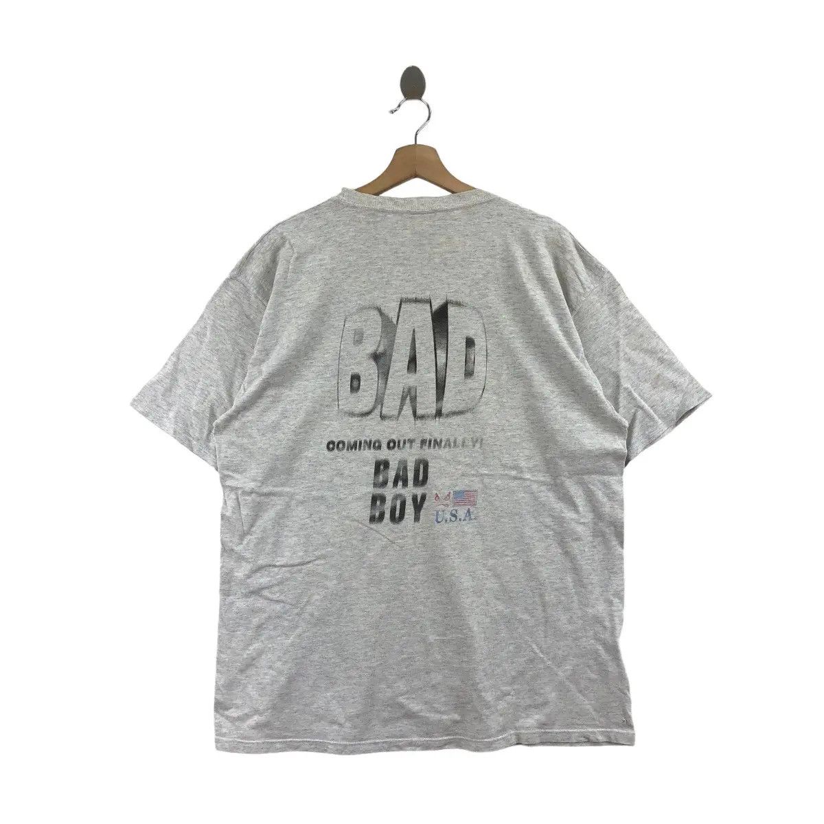 Vintage Vintage 1990 BAD BOY USA Skate Surf Motocross Tee Shirt Size US L / EU 52-54 / 3 - 1 Thumbnail