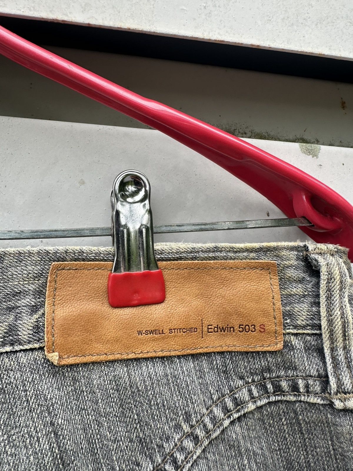 Edwin 👹Vintage Edwin 503s Washed Baggy Jeans Size US 30 / EU 46 - 10 Thumbnail