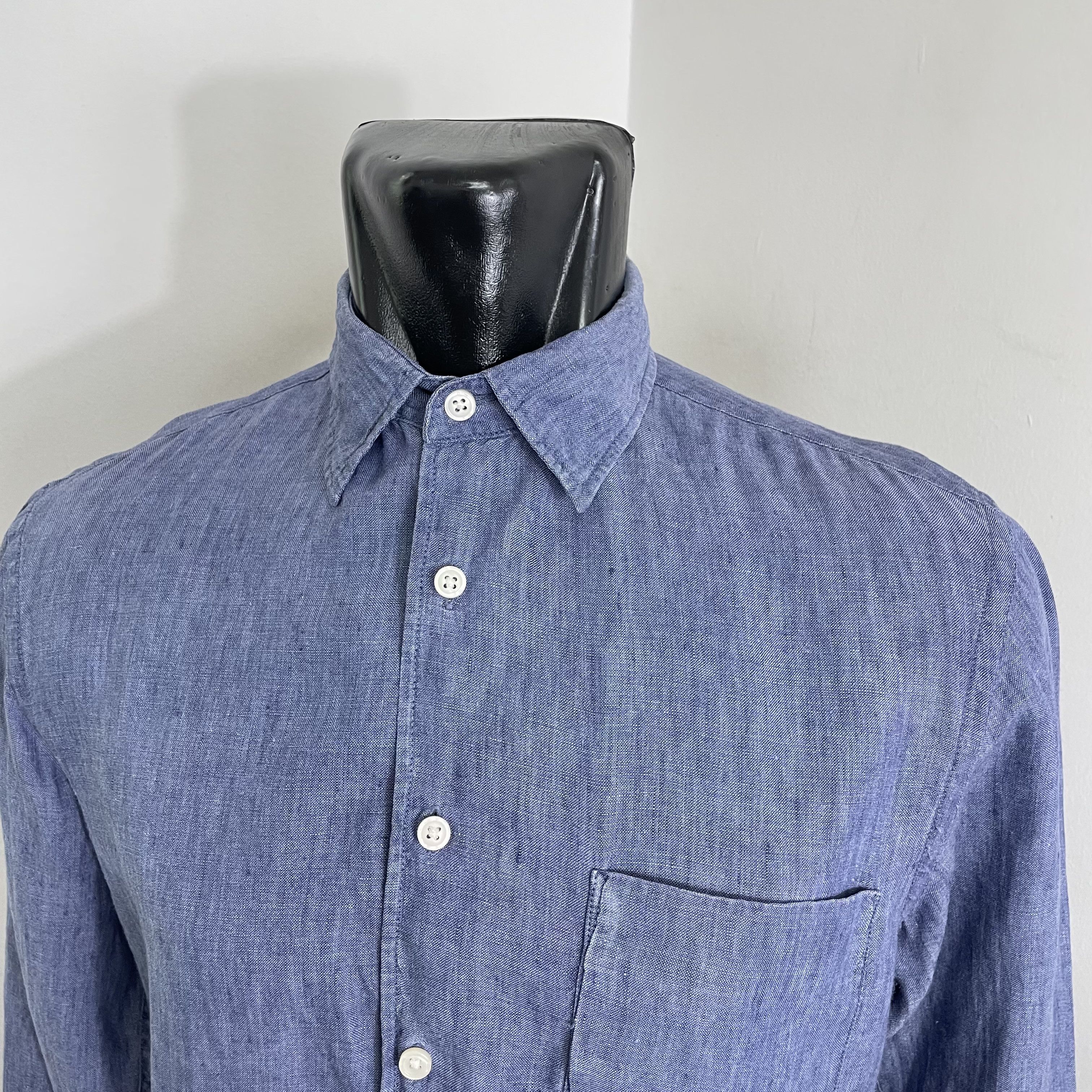 Japanese Brand × Uniqlo ⭐️SALE⭐️ [M] UNIQLO JAPAN LINEN SHIRT Size US M / EU 48-50 / 2 - 2 Thumbnail