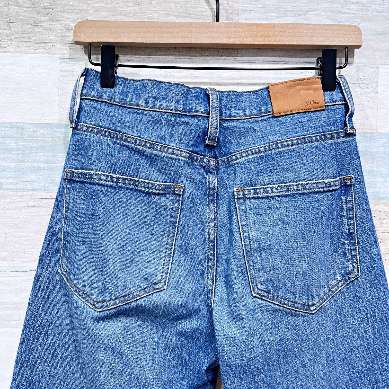 J.Crew J Crew Peggy Barrel Leg Jeans Medium Wash High Rise Women 24 Size 24" / US 00 / IT 34 - 5 Thumbnail