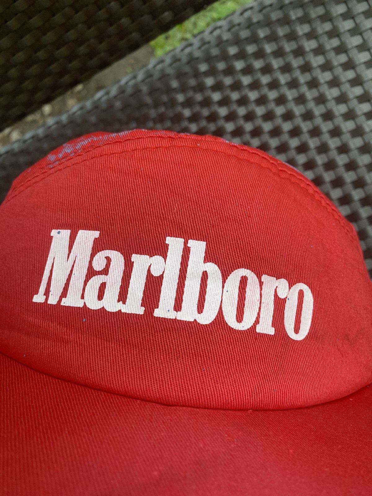 Marlboro Vintage Marlboro Cap Hat Mercedes Lucky Strike Size ONE SIZE - 2 Thumbnail