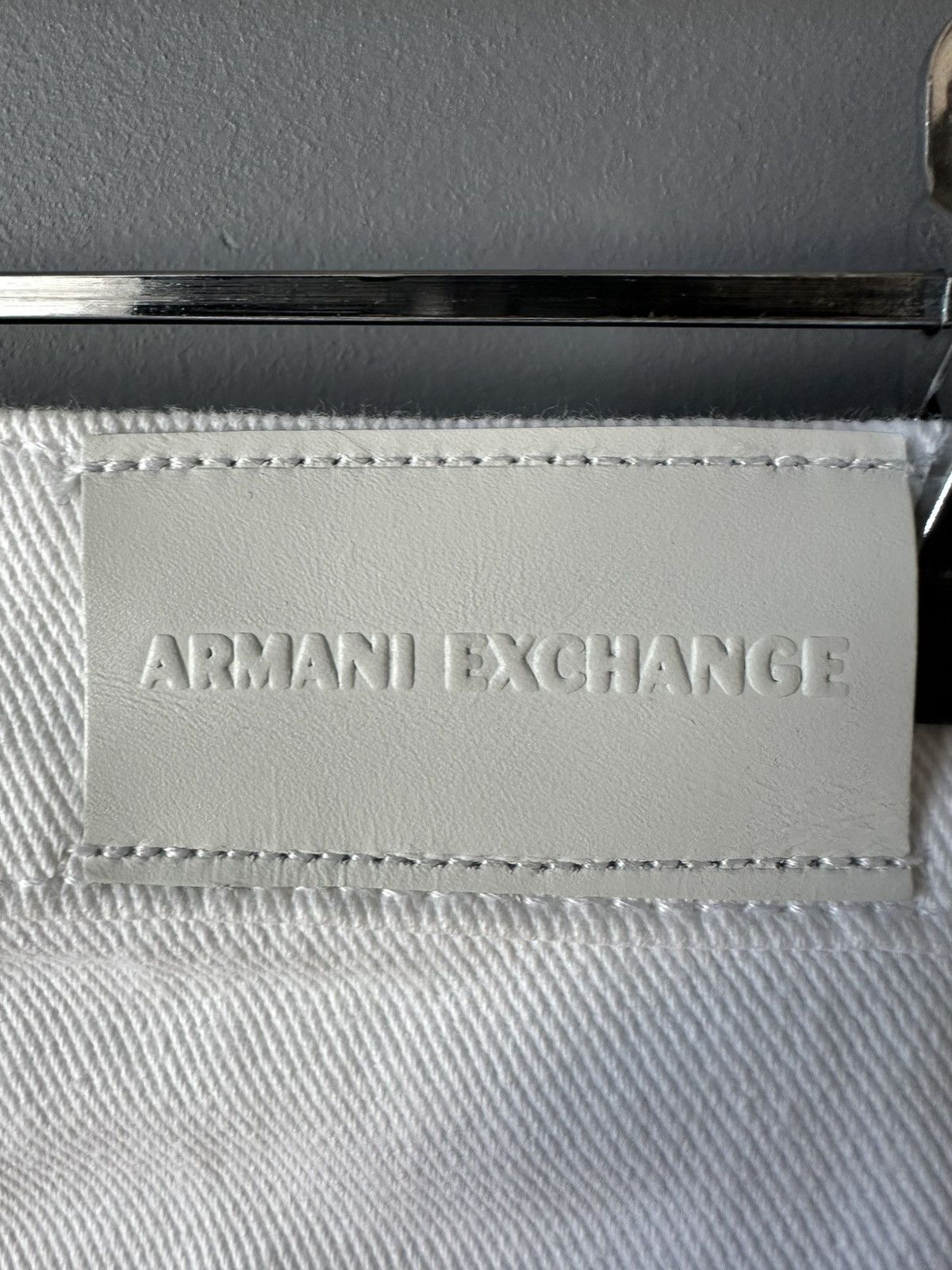 Armani Exchange Armani Exchange Wide denim pants white trousers jeans Size 30" / US 8 / IT 44 - 10 Thumbnail