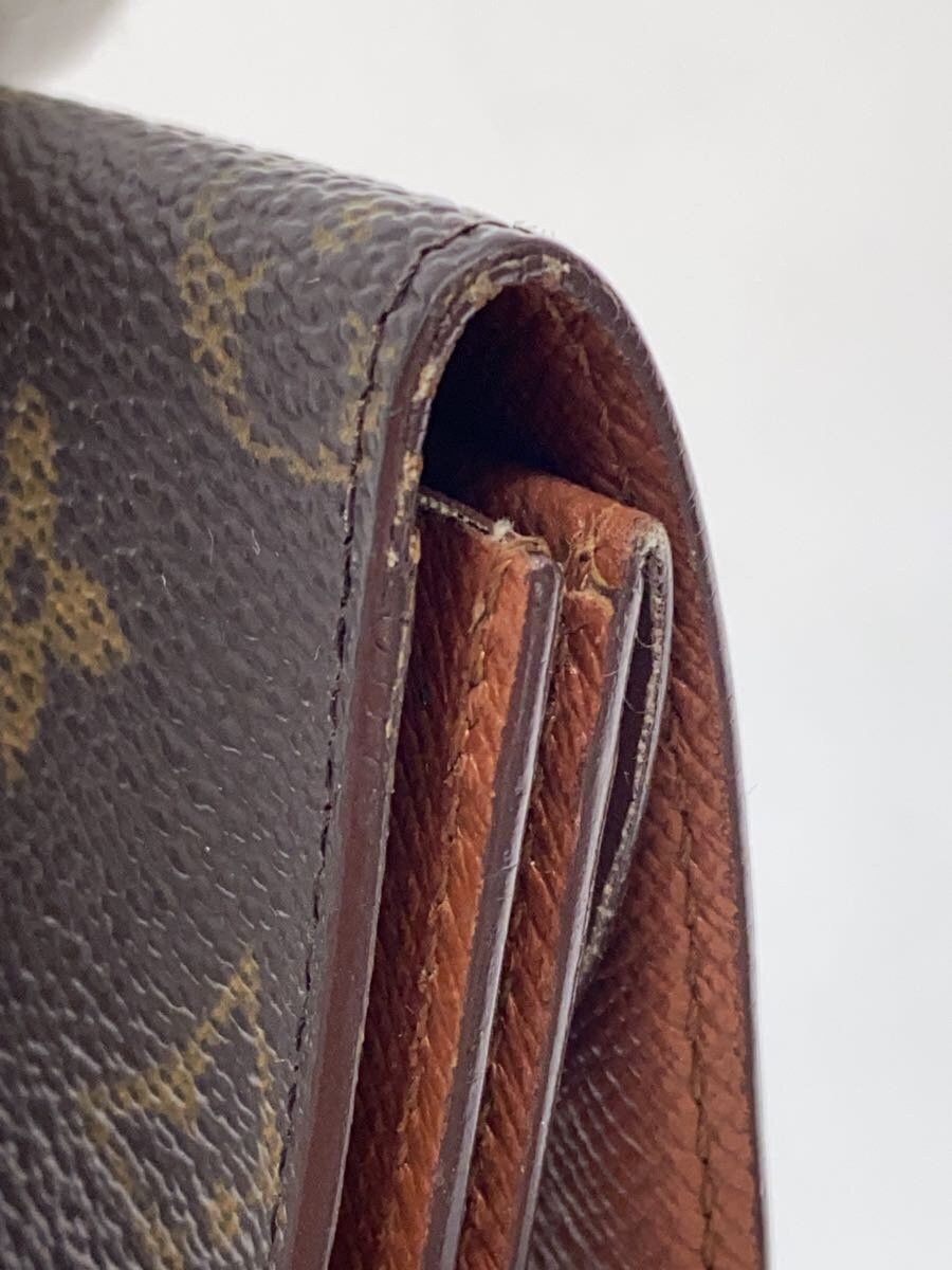 Louis Vuitton Louis Vuitton Monogram Porte Monet Guze Canvas Brown Size ONE SIZE - 7 Thumbnail
