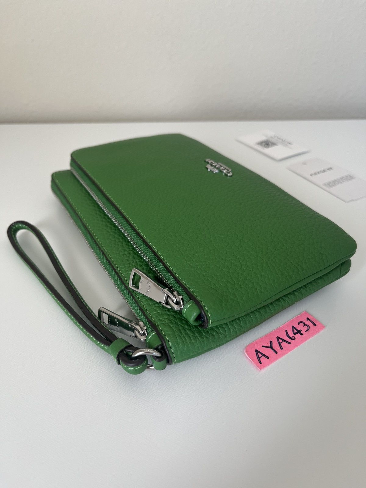 Coach Coach Large Double Zip Wristlet Size ONE SIZE - 4 Thumbnail