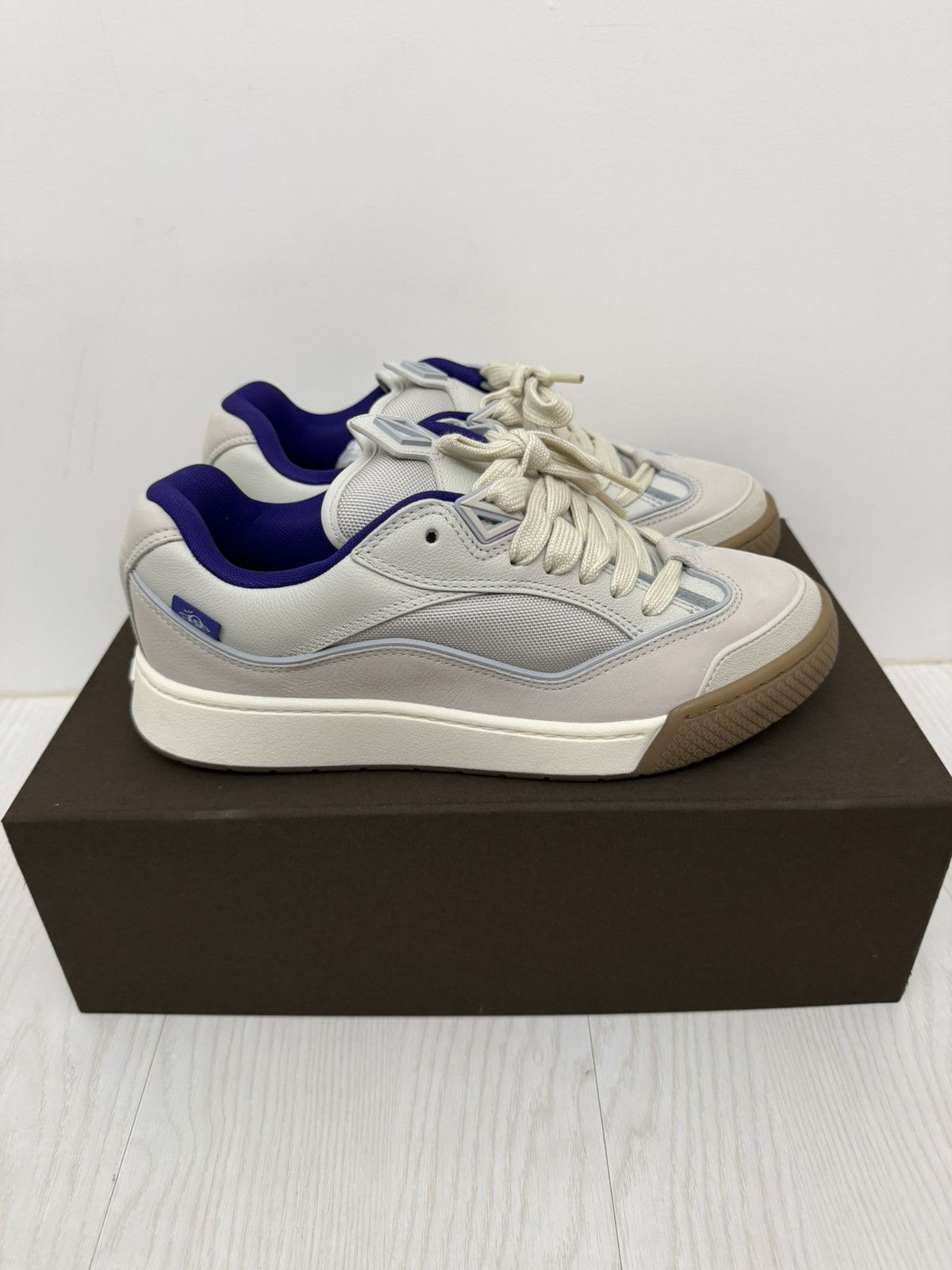 Dior × Travis Scott Dior B713 Cactus Jack Travis Scott Cream Purple Shoes Size US 10 / EU 43 - 4 Thumbnail