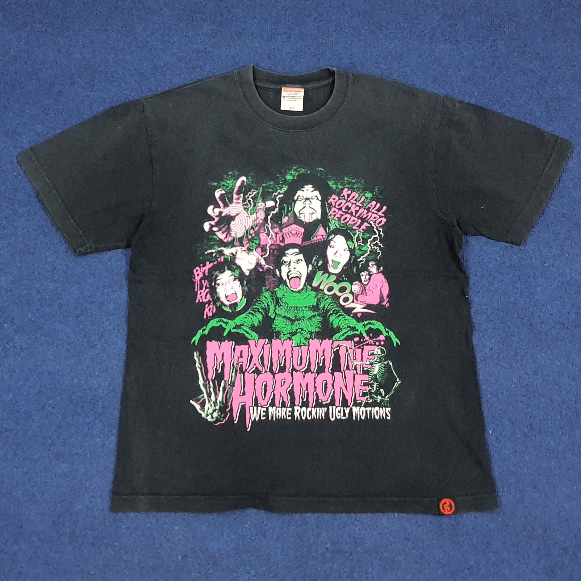 Band Tees × Japanese Brand × Vintage Vintage Maximum The Hormone Japan Rock Band Tshirt Size US L / EU 52-54 / 3 - 1 Thumbnail