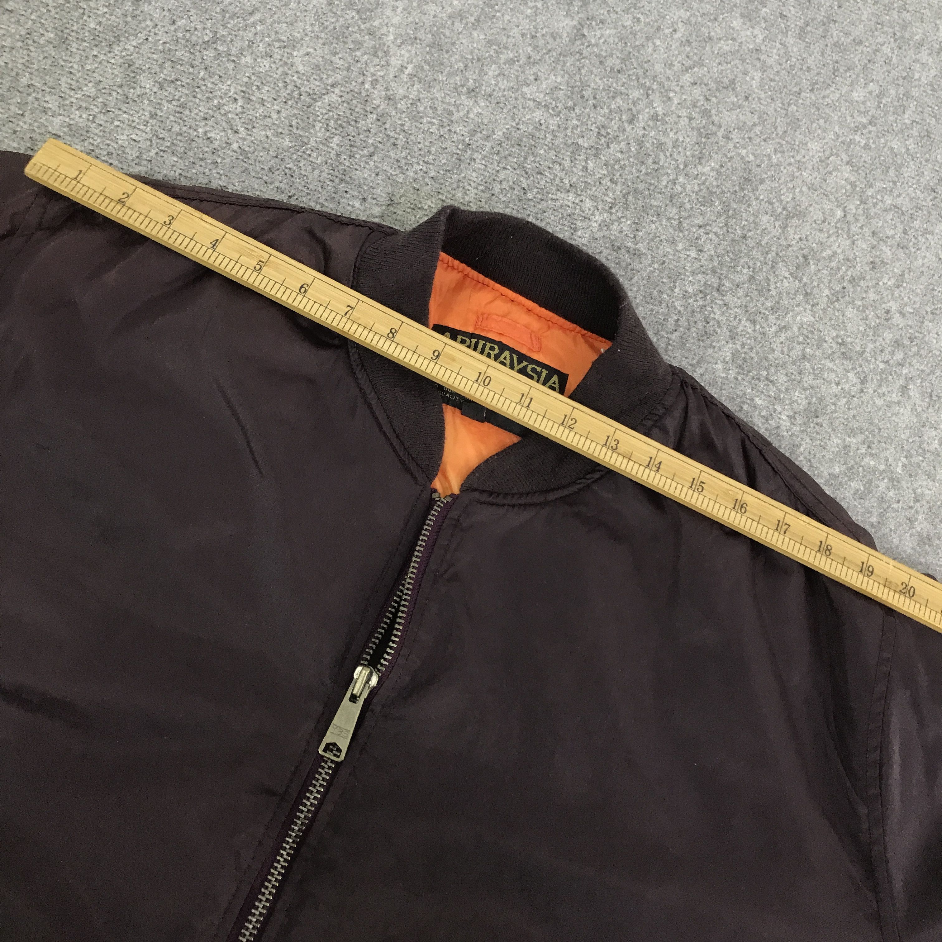 Japanese Brand ABURAYSIA DESIGN MA-1 BOMBERS JACKET K128B8 Size US L / EU 52-54 / 3 - 6 Thumbnail