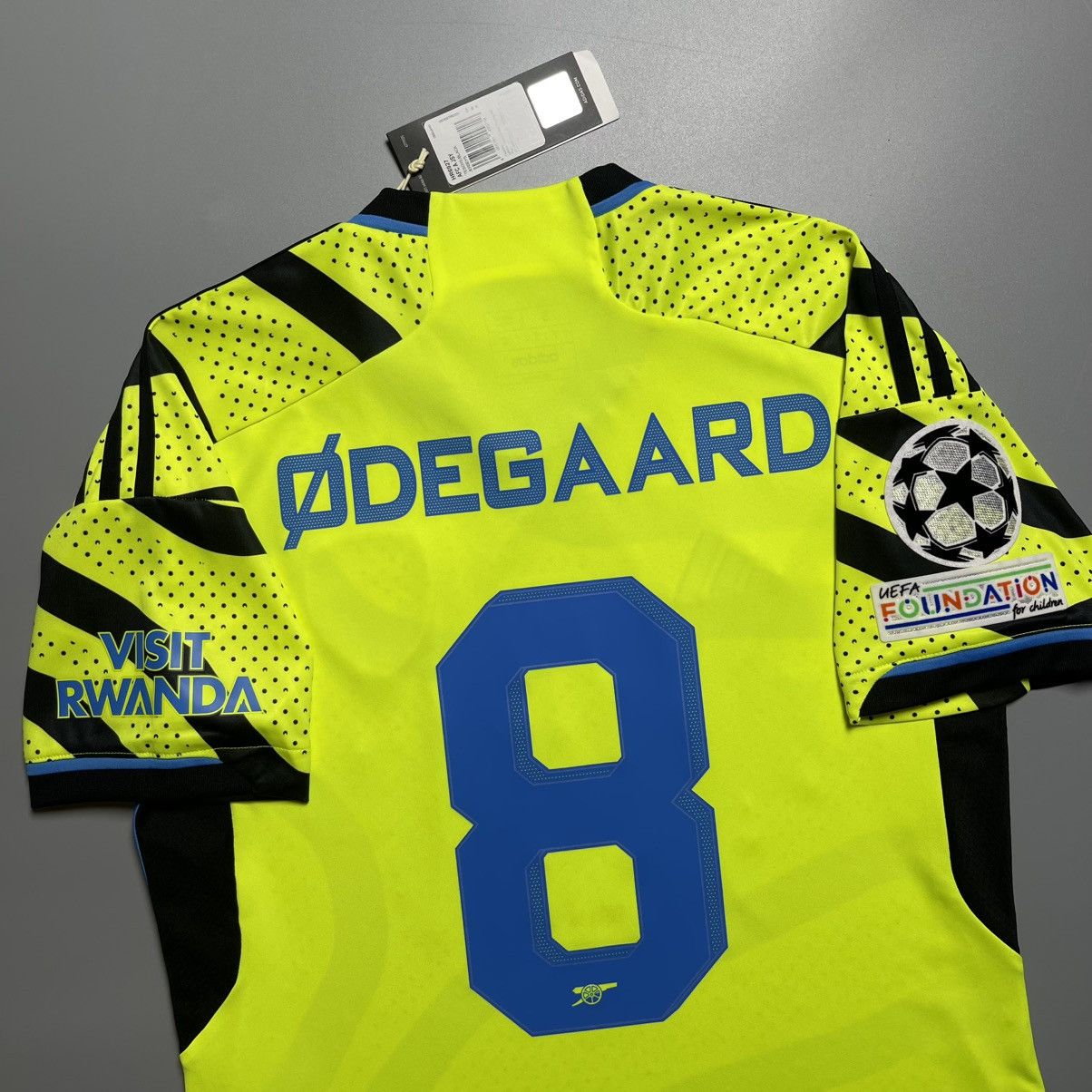 Adidas × Vintage NWT ARSENAL ADIDAS 2023/2024 SOCCER AWAY JERSEY #8 ODEGAARD Size US S / EU 44-46 / 1 - 10 Thumbnail