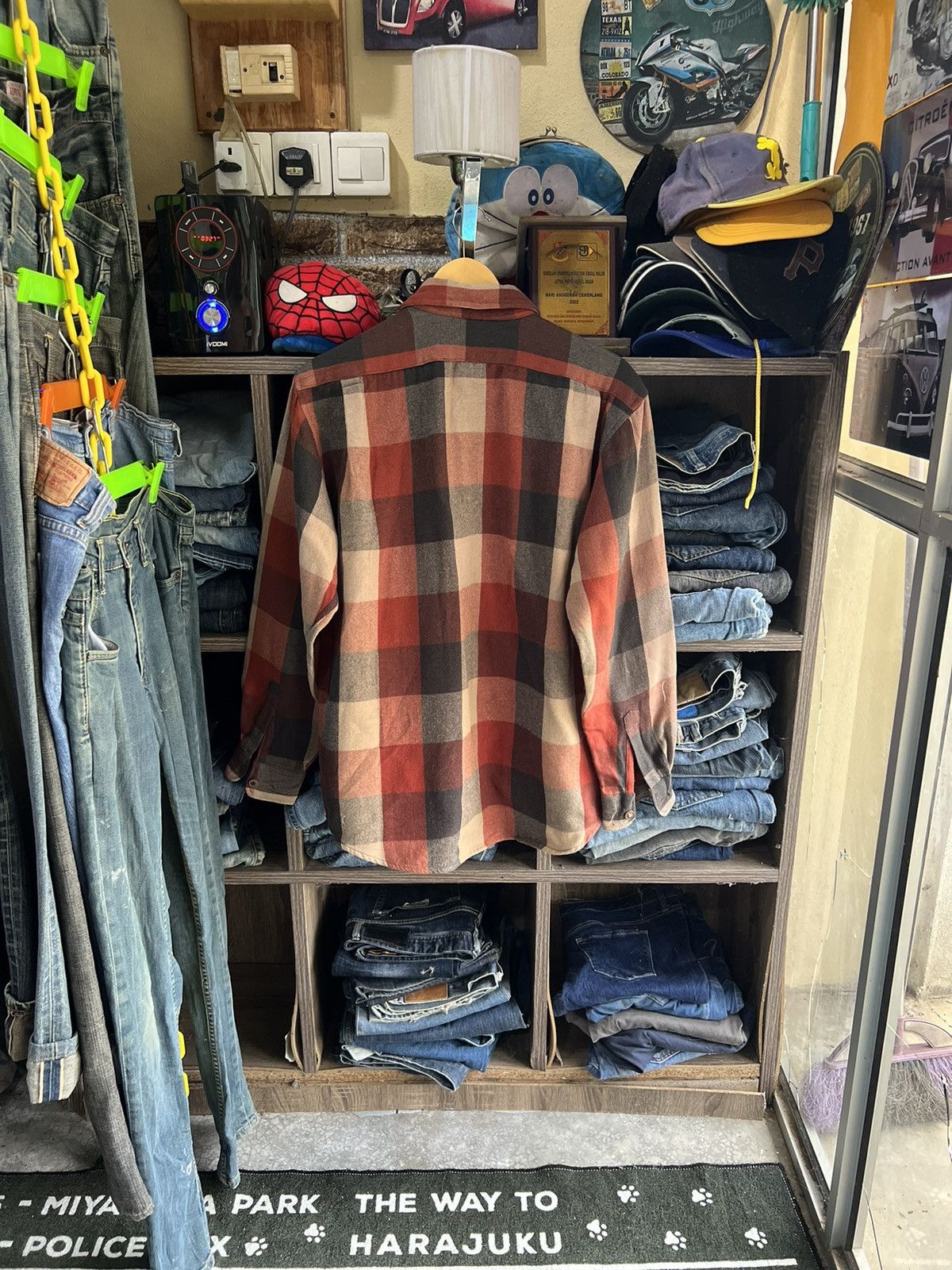 Chaps Ralph Lauren 🔥Vintage Distressed Chaps Ralph Lauren Flannel Size US M / EU 48-50 / 2 - 3 Thumbnail