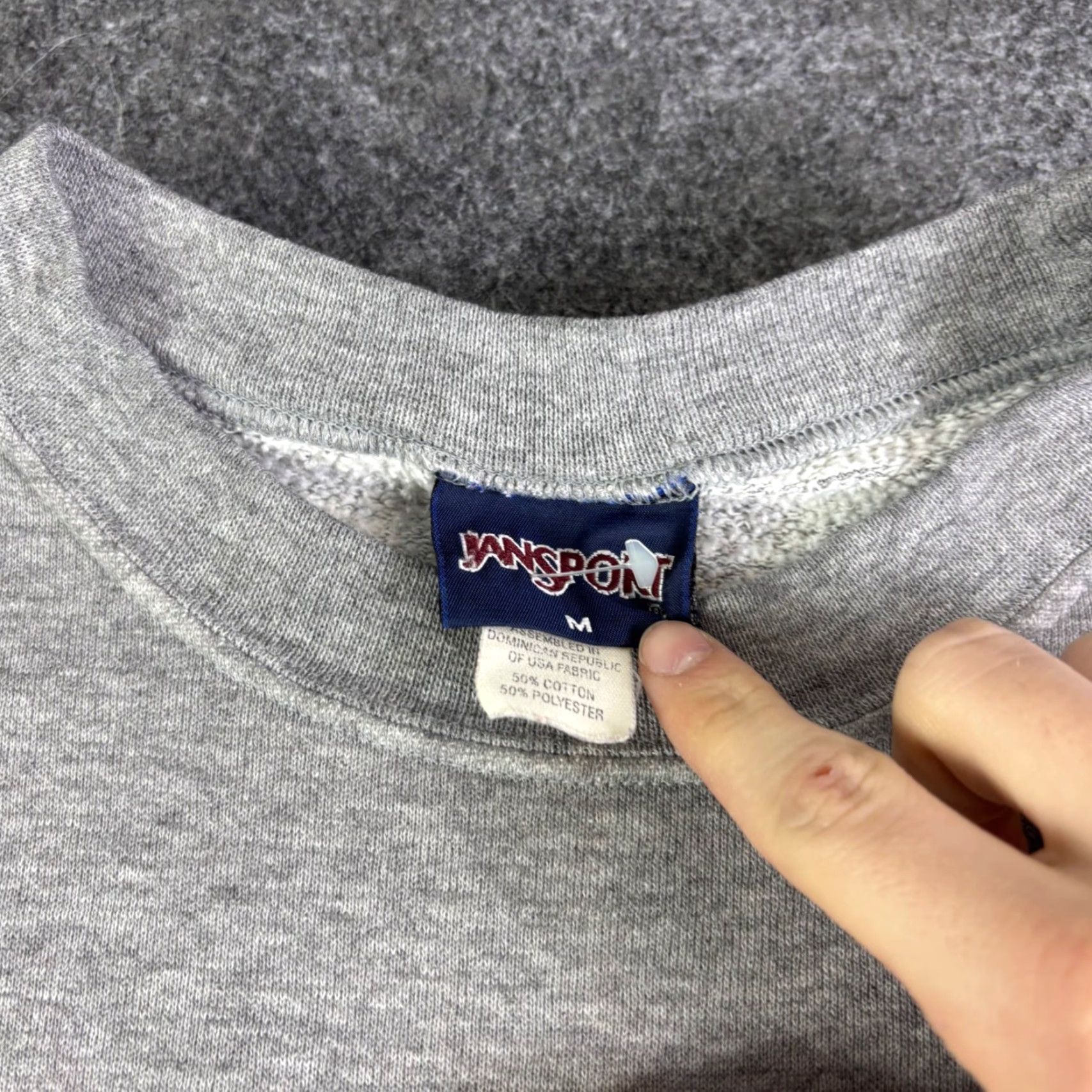 Jansport VINTAGE JanSport Sweatshirt Mens Medium Gray Crewneck Size US M / EU 48-50 / 2 - 5 Thumbnail
