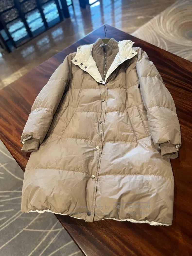 Brunello Cucinelli Brunello Cucinelli Studded Down Jacket Size S / US 4 / IT 40 - 3 Thumbnail