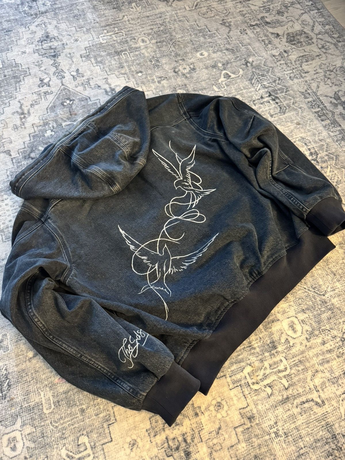 Other Custom “The Birds” Denim Work Jacket Size US M / EU 48-50 / 2 - 2 Thumbnail