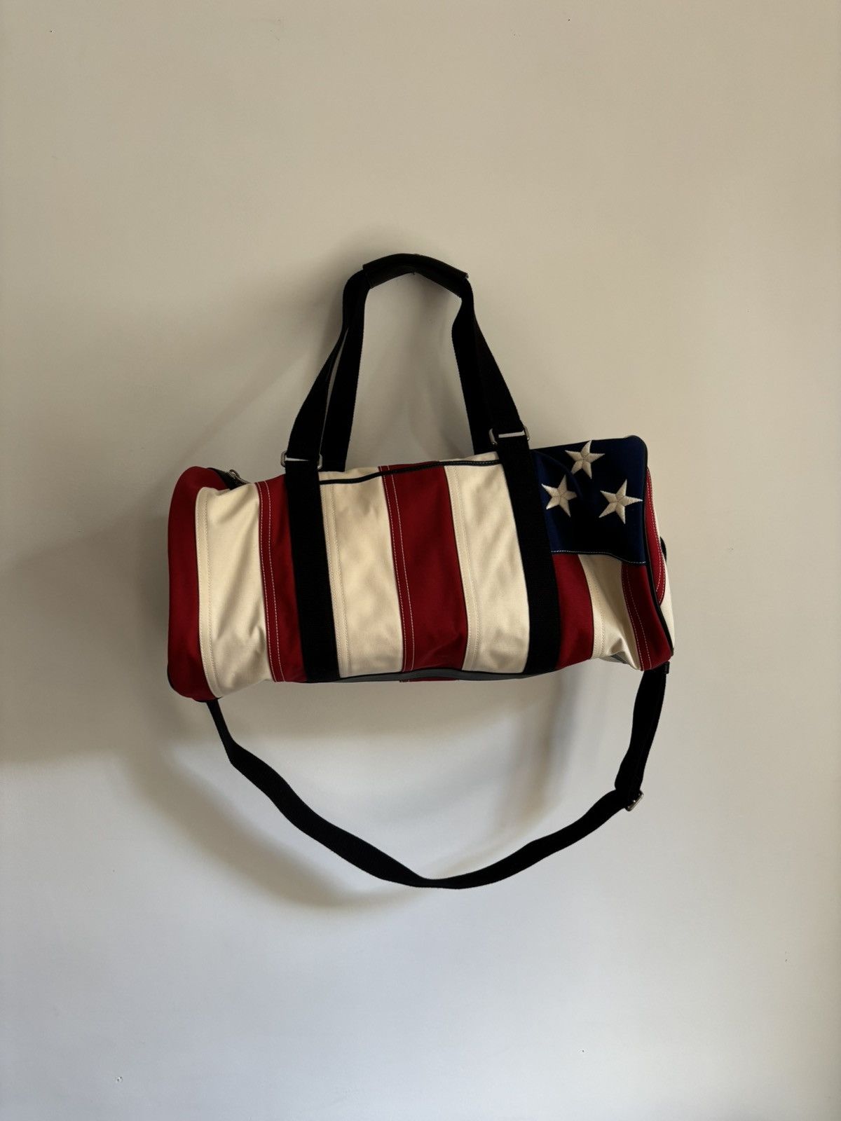 Saint Laurent Paris American flag Gym Bag Size ONE SIZE - 3 Thumbnail