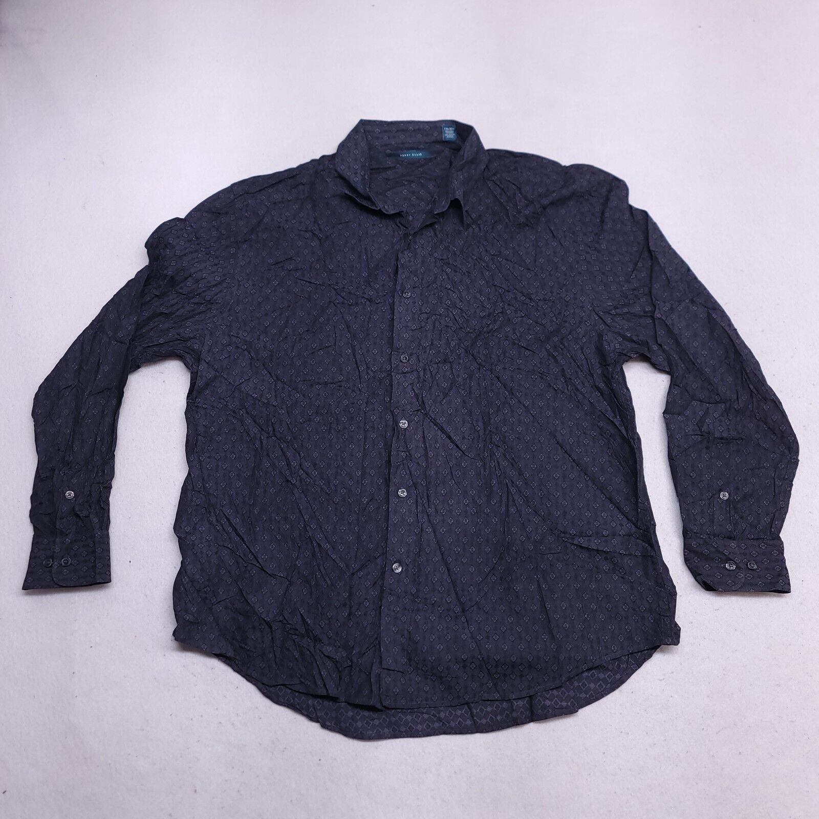 Perry Ellis Perry Ellis Button Up Long Sleeve Shirt Mens Size 2XL Gray Size US XXL / EU 58 / 5 - 2 Thumbnail