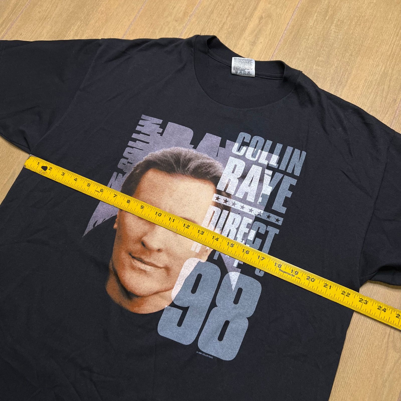 Hanes Vintage 90s Collin Raye "Direct Hits" t-shirt Men Sz XL Size US XL / EU 56 / 4 - 6 Thumbnail
