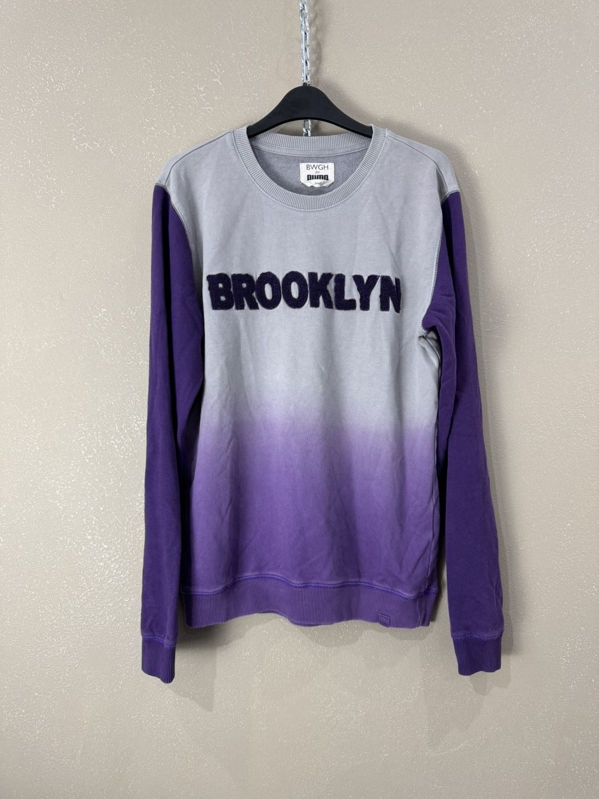 Japanese Brand BWGH x Puma sweatshirt fade knitwear ombre Size US L / EU 52-54 / 3 - 1 Thumbnail