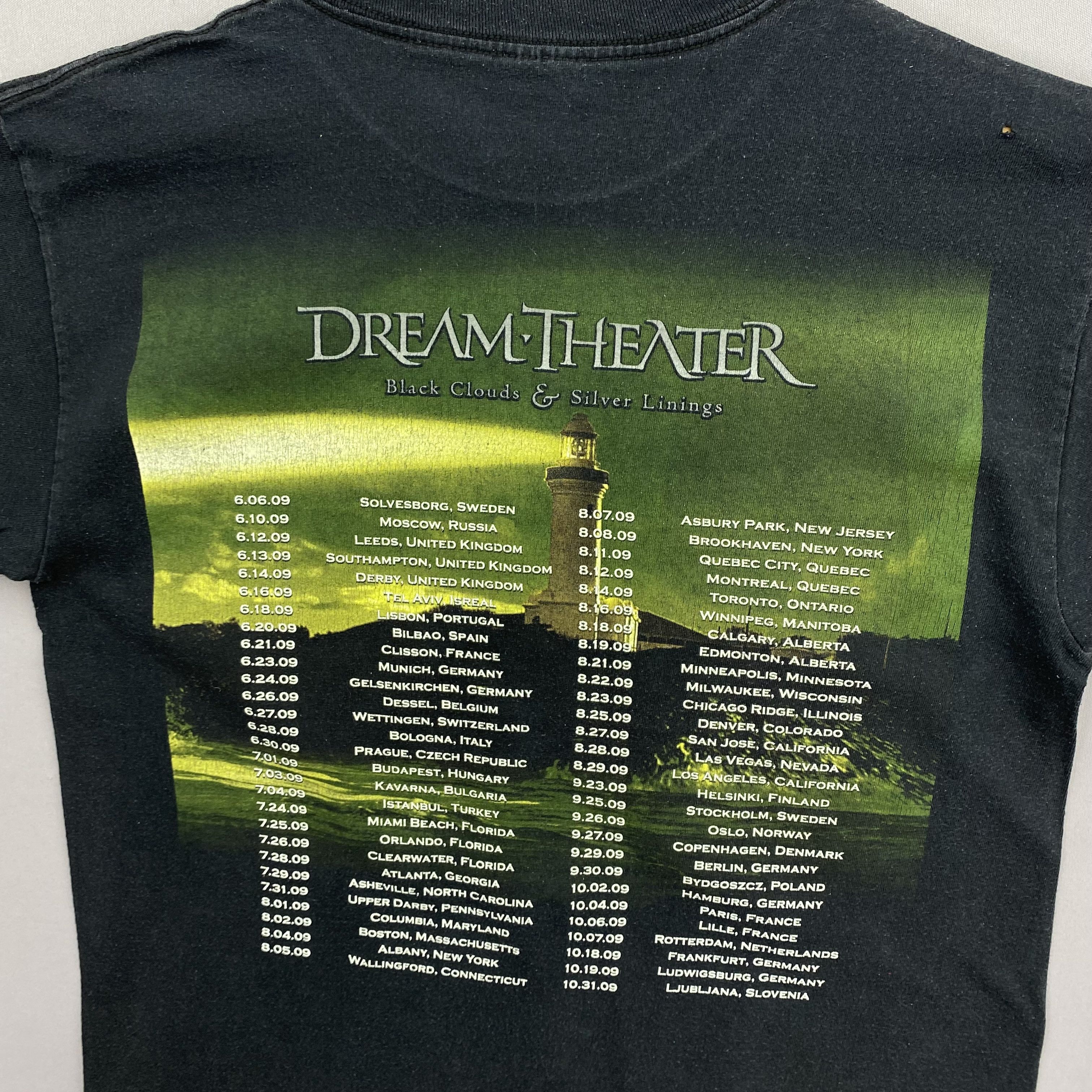 Band Tees × Vintage Vintage 00s Dream Theater T-Shirt Rock Band Tour Tee Size US M / EU 48-50 / 2 - 4 Thumbnail