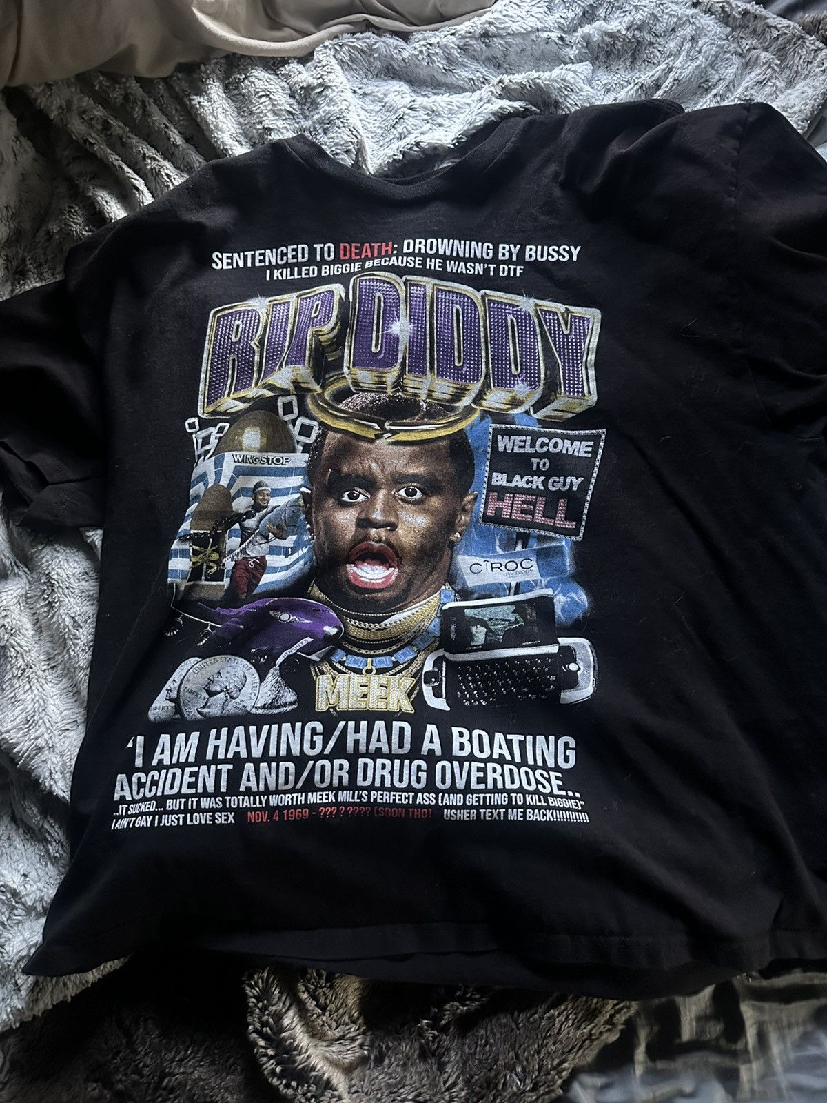 Other MDE Sam Hyde RIP DIDDY T shirt (3XL) Size US XXL / EU 58 / 5 - 1 Thumbnail
