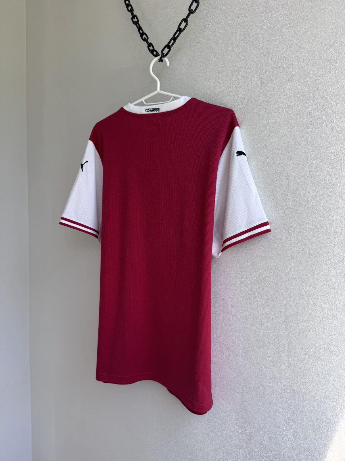 Puma AUSTRIA OFB 2020 2021 2022 HOME FOOTBALL SHIRT SOCCER JERSEY Size US L / EU 52-54 / 3 - 14 Thumbnail