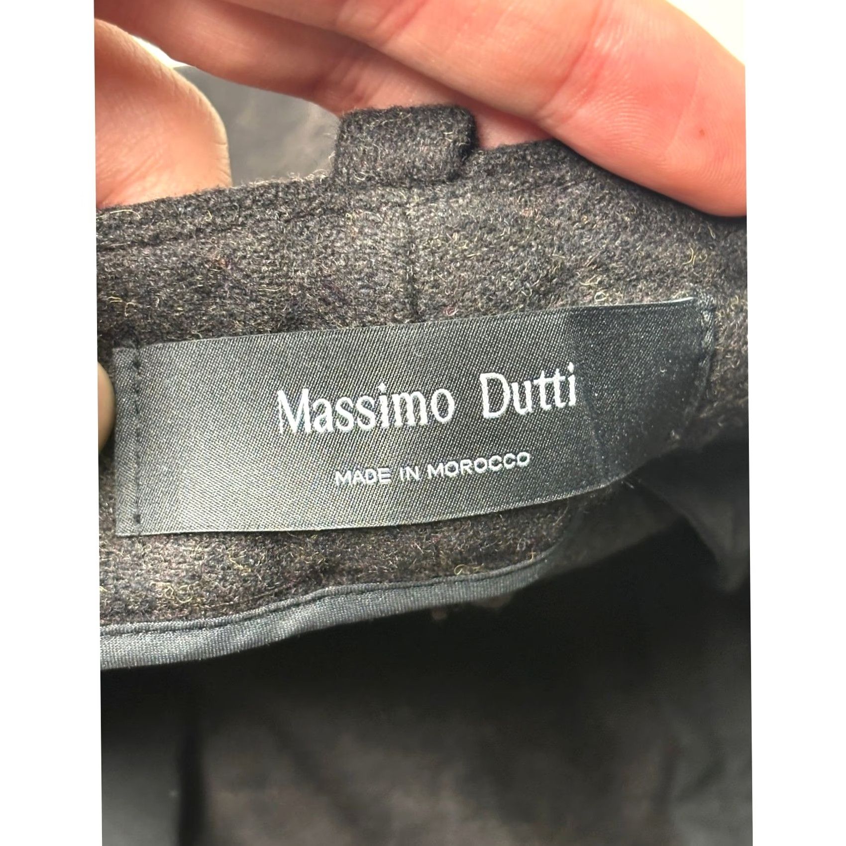 Massimo Dutti Massimo Dutti Womens Dress Pants Charcoal Grey Wool Blend Wide Leg Size 8 W32 L32 Button Zip Pockets Dry Clean Only Womens Size 30" / US 8 / IT 44 - 5 Thumbnail