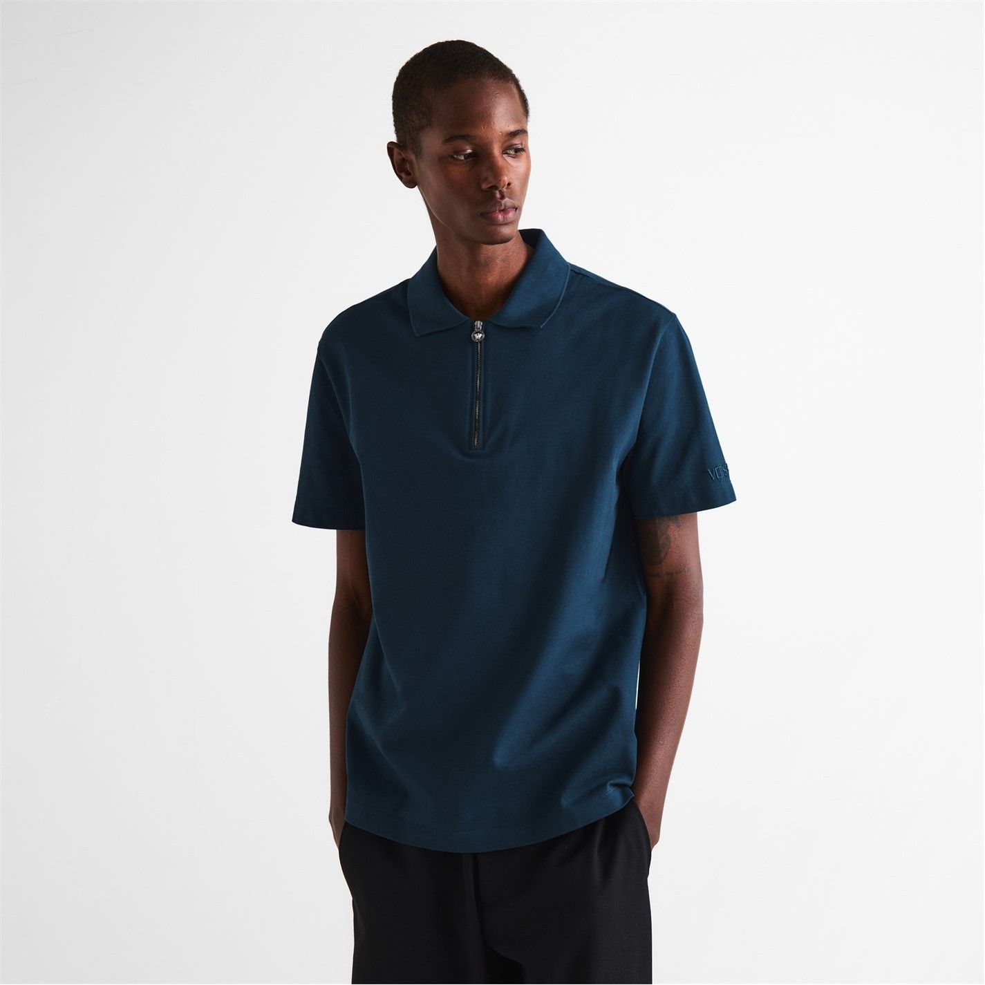 Versace o1g2r1mq0526 Medusa Polo Shirt in Blue Size US XL / EU 56 / 4 - 3 Thumbnail