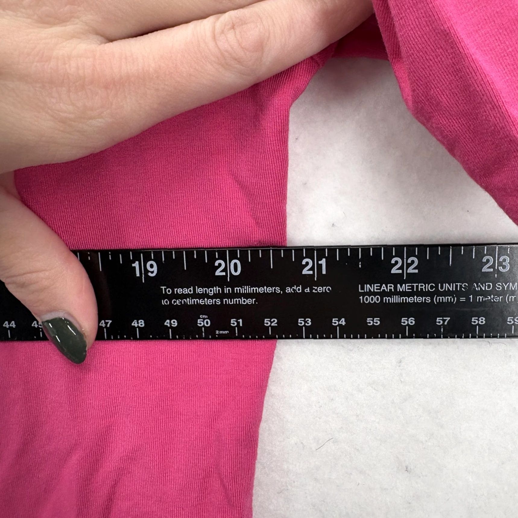 Talbots Talbots Shirt Womens XL Pink Square Neck Short Sleeve Rayon Spandex Stretch Top Size XL / US 12-14 / IT 48-50 - 7 Thumbnail