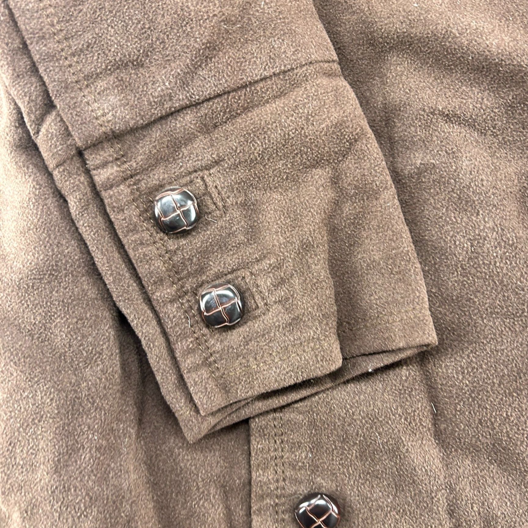 Gap VINTAGE Gap Coat Overcoat Womens Regular Medium Brown Long Trench 90s Pockets Size M / US 6-8 / IT 42-44 - 4 Thumbnail