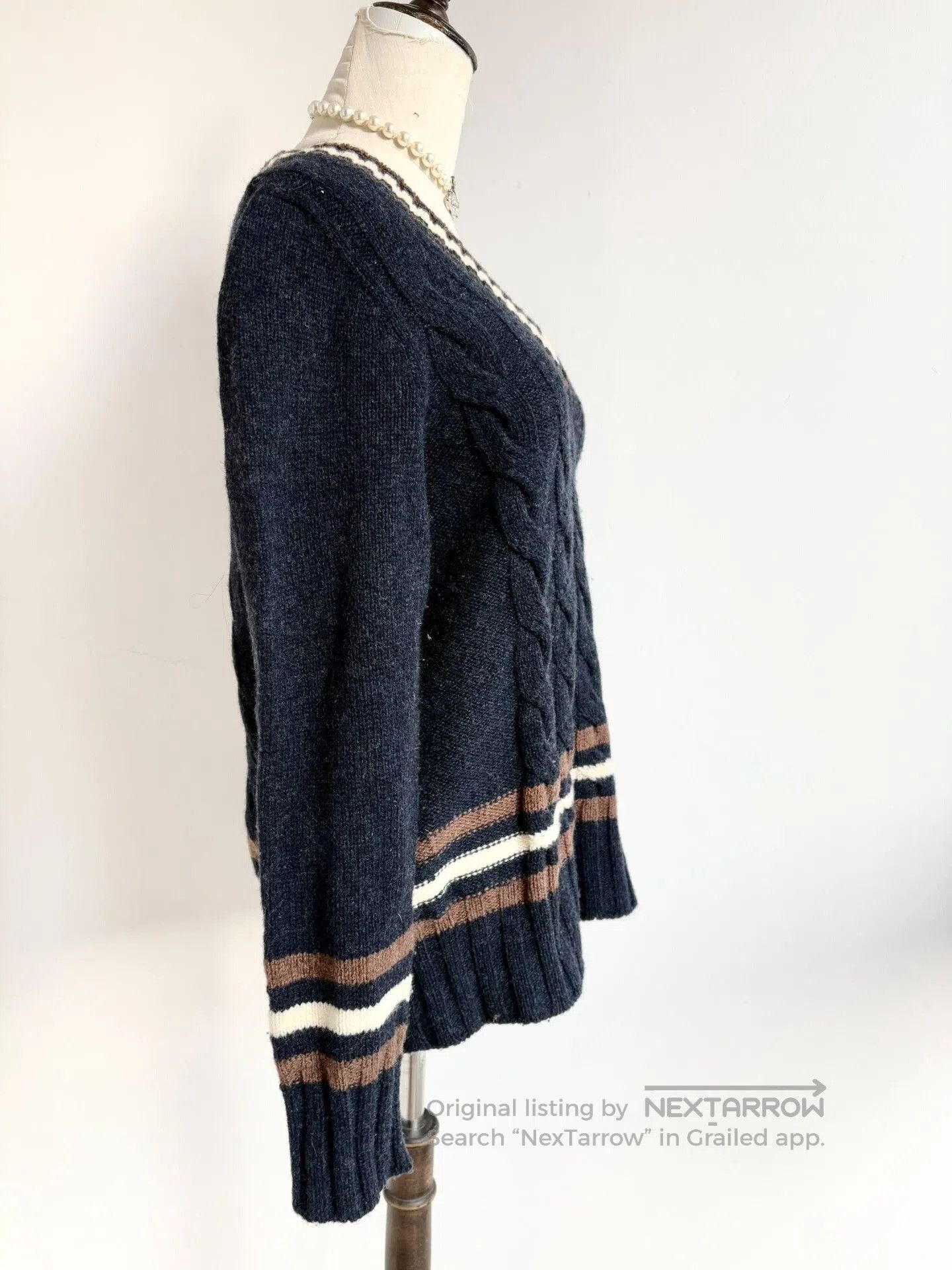 Vivienne Westwood Vivienne Westwood Navy Knitted Sweater. Size L / US 10 / IT 46 - 5 Thumbnail