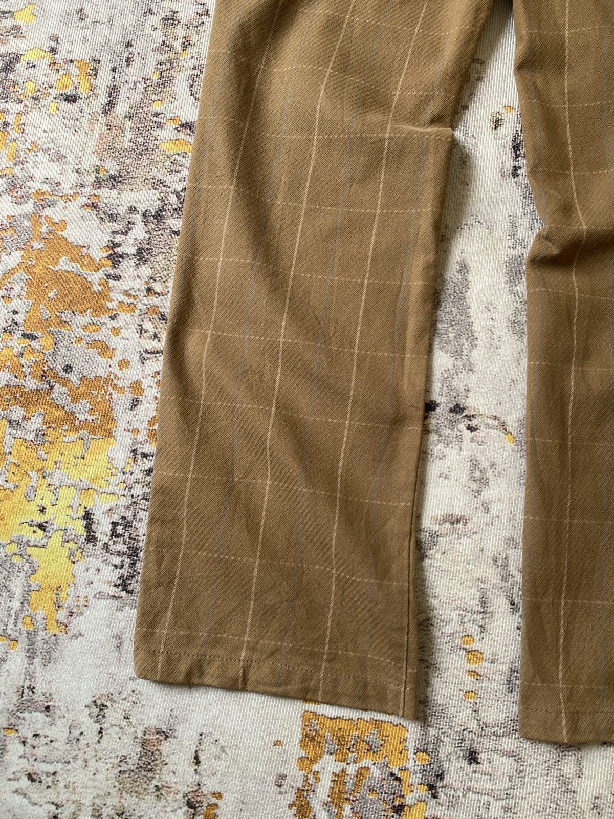 If Six Was Nine Slowgun Japan Plaid Design Pant Size US 31 - 10 Thumbnail