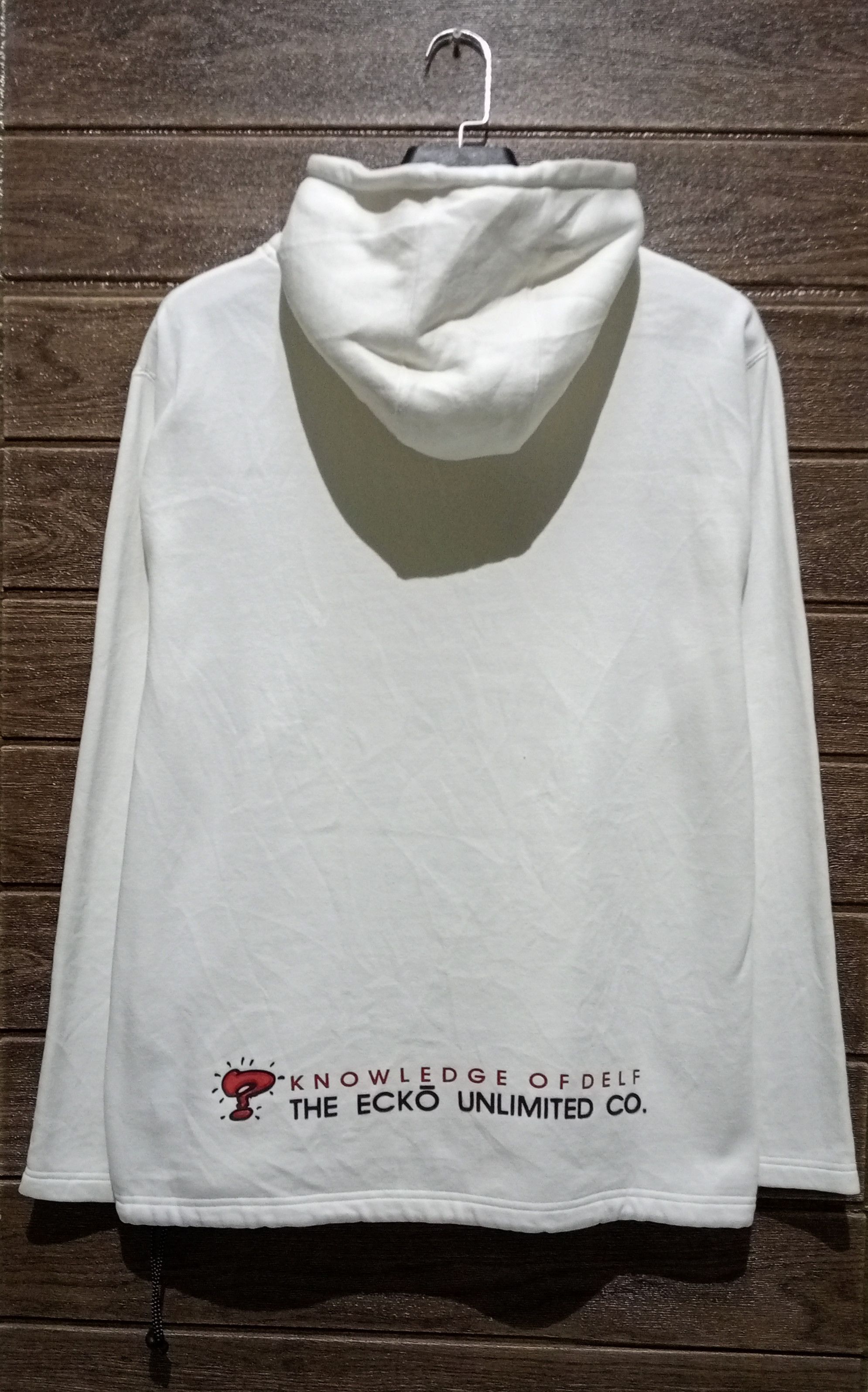 Ecko Unltd. Vintage Ecko Unltd Knowledge of Delf Pullover Hoodie. Size US XL / EU 56 / 4 - 11 Thumbnail