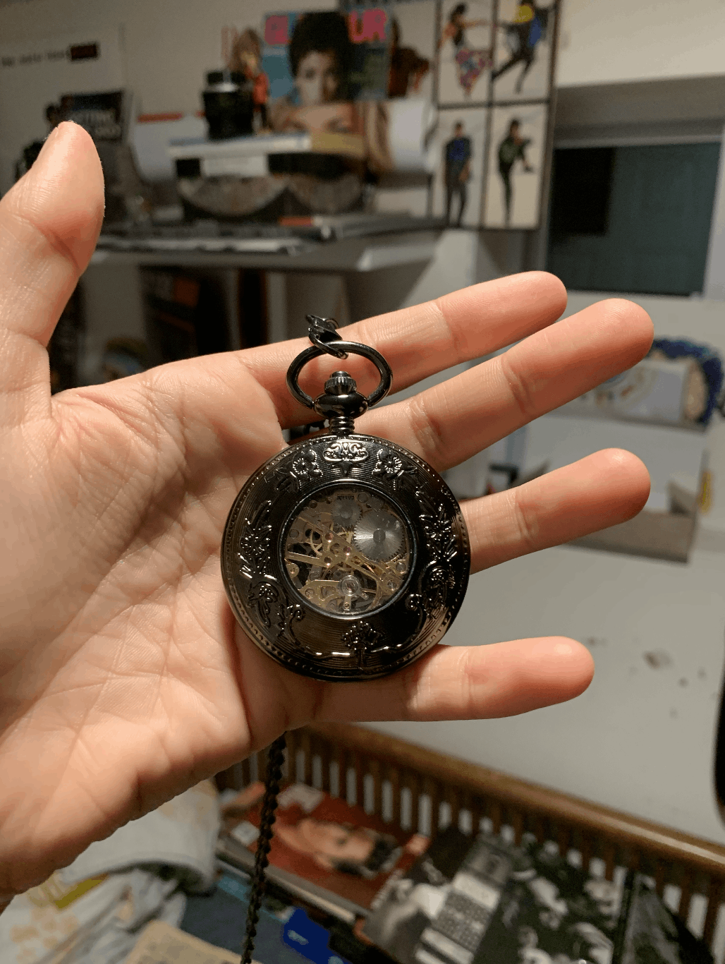Other Vintage Black Dragon Pocket Watch Size ONE SIZE - 3 Thumbnail