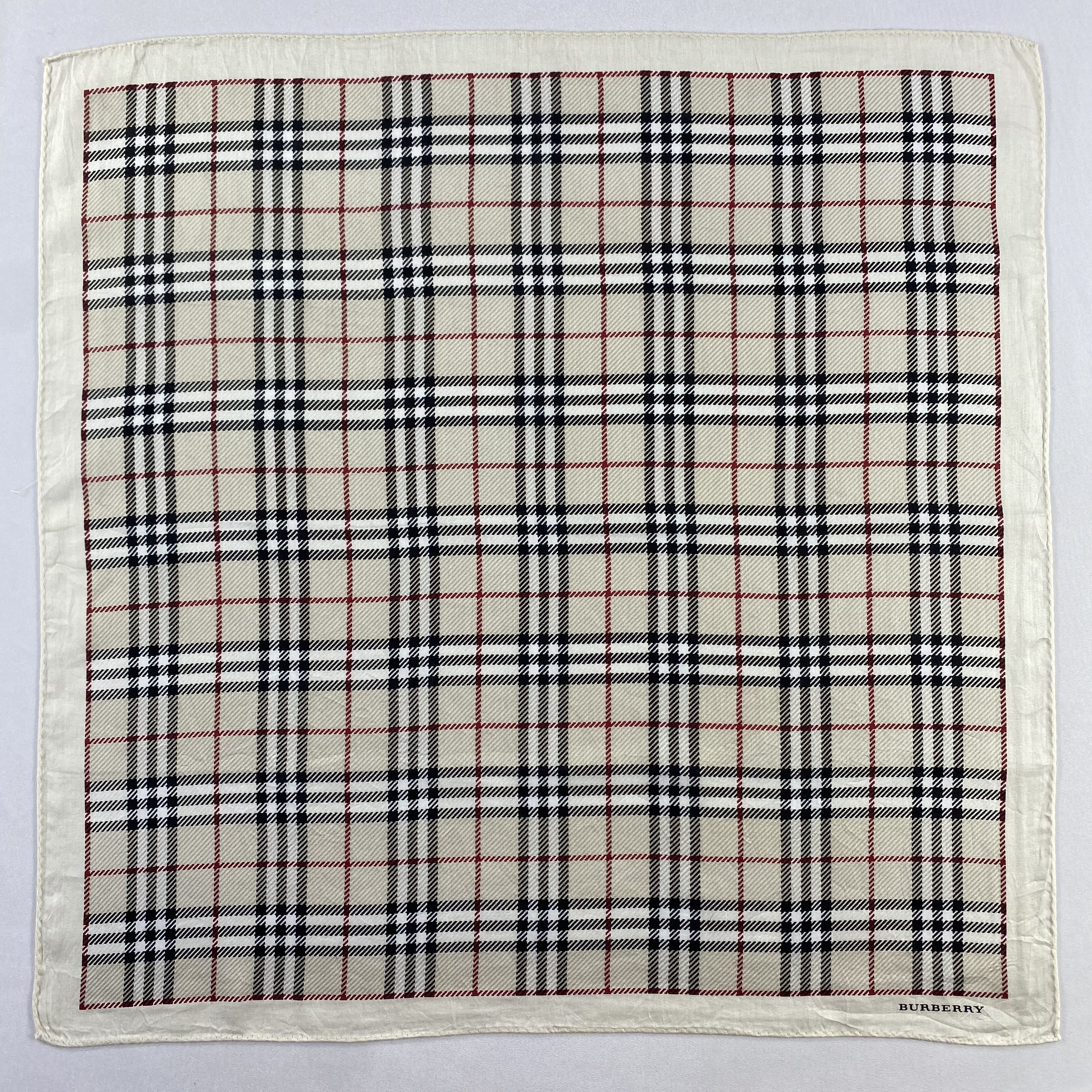 Burberry × Vintage Burberry Handkerchief / Neckerchief / Bandana-P746 Size ONE SIZE - 1 Thumbnail