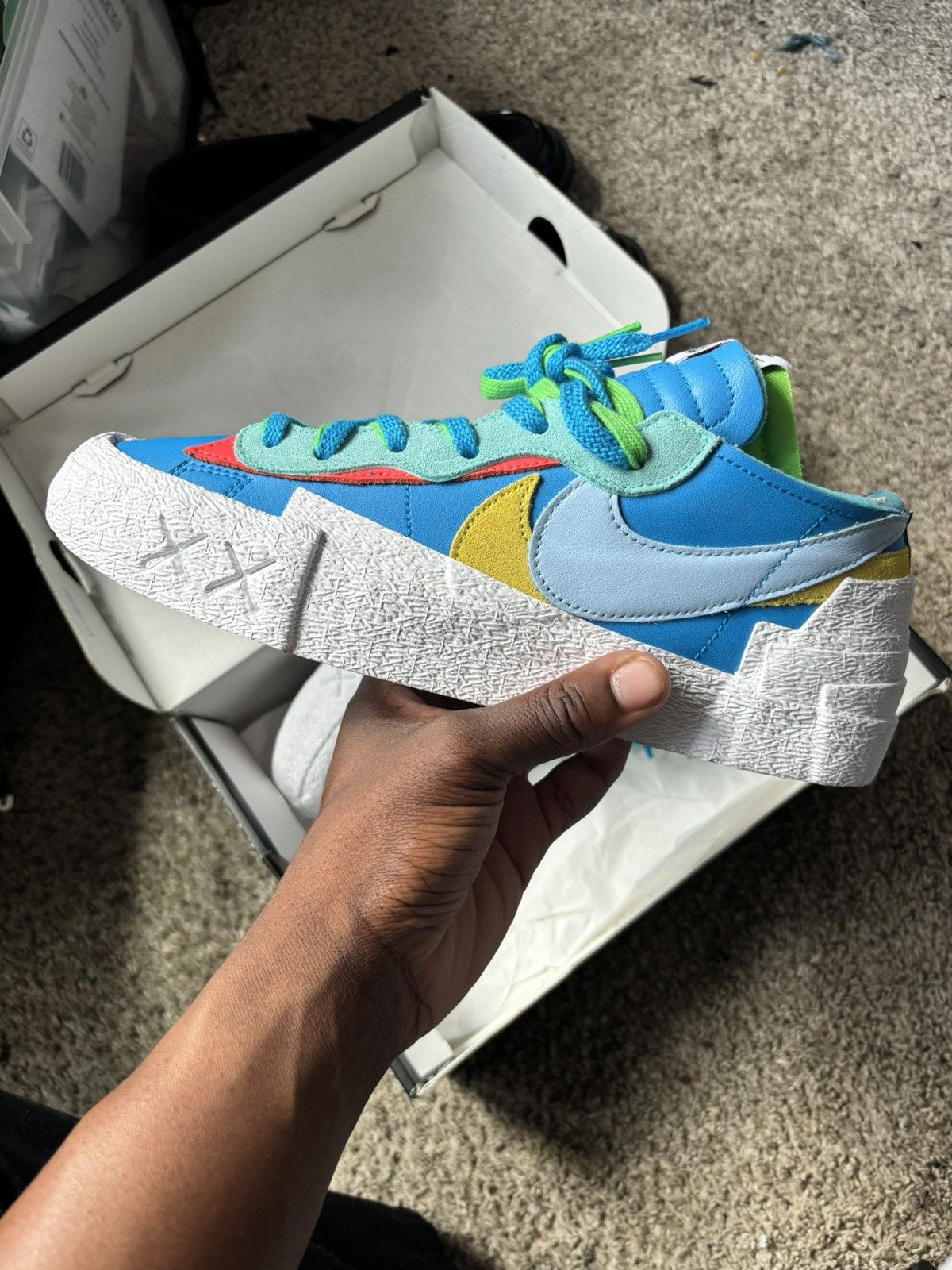 Kaws × Nike × Sacai Nike BlazerLow/Sacai/ Kaws Size US 11 / EU 44 - 3 Thumbnail