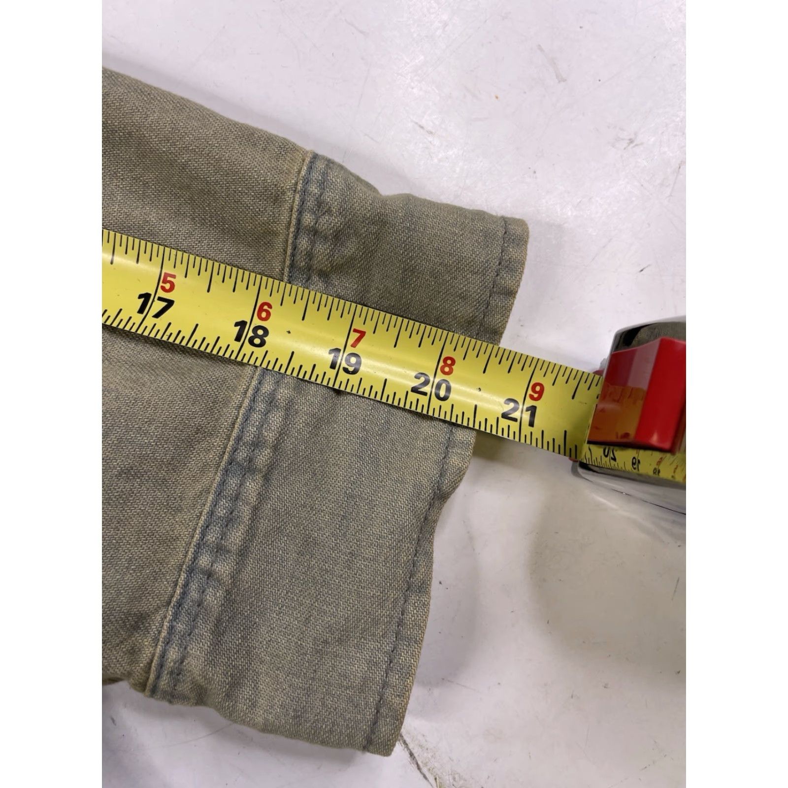 Allsaints AllSaints Cannon HS Shirt Pearl Snap Denim Washed Cotton Mens Large Denim Button-Up Short Sleeve Cotton Shirt Mens L Regular Collar Button-Down Mens Size US L / EU 52-54 / 3 - 7 Thumbnail