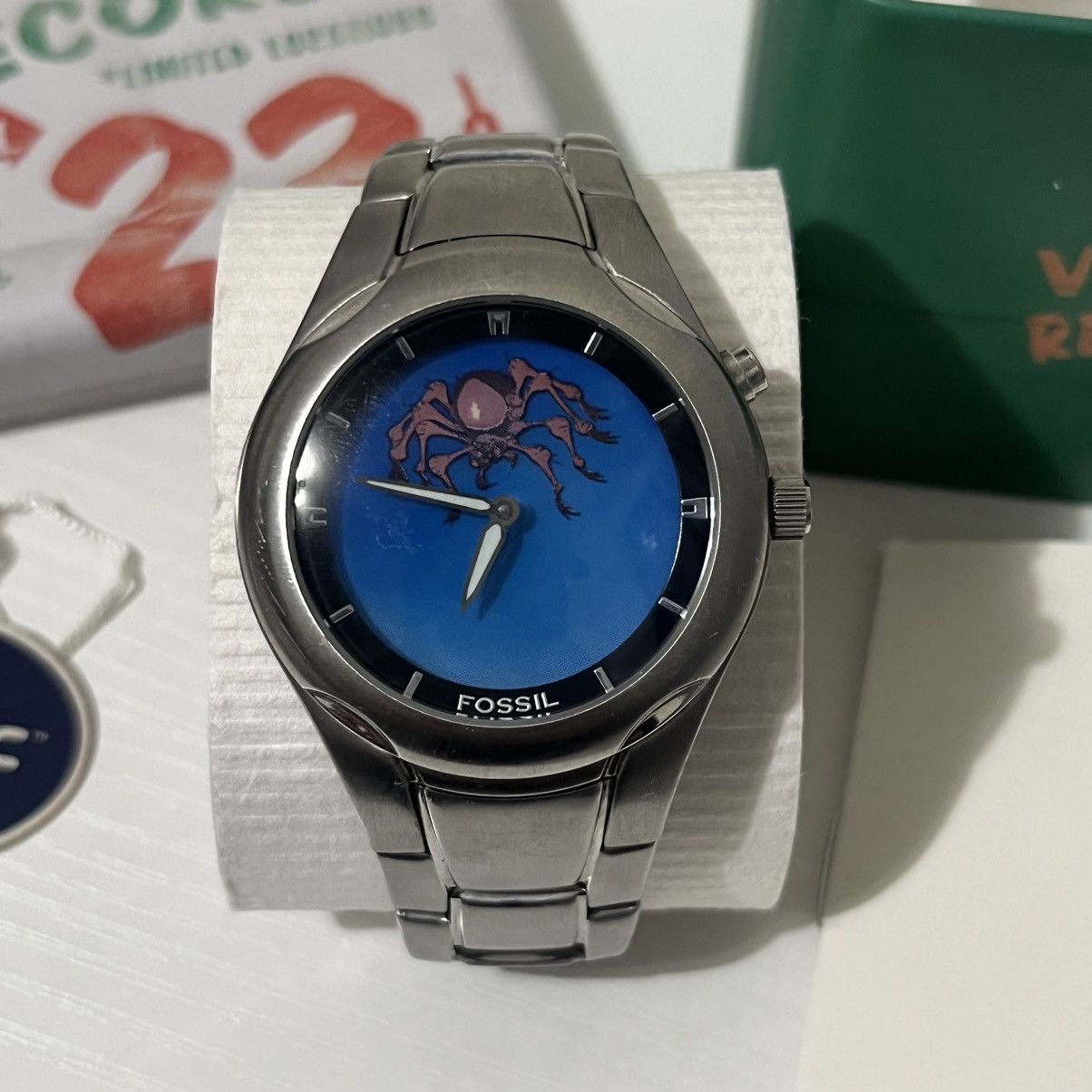 Fossil × Vintage Vintage 90s Y2K Fossil Spider Big Tic Watch