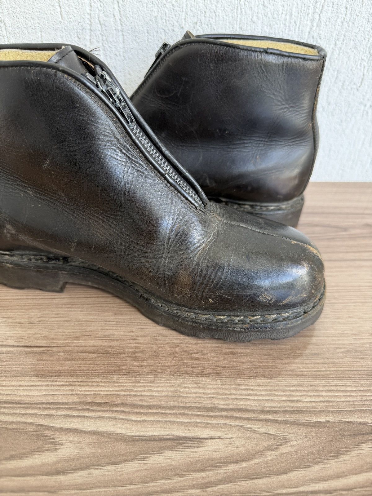 Paraboot Michael marche Vtg front zip boots Size US 9.5 / EU 42-43 - 13 Thumbnail