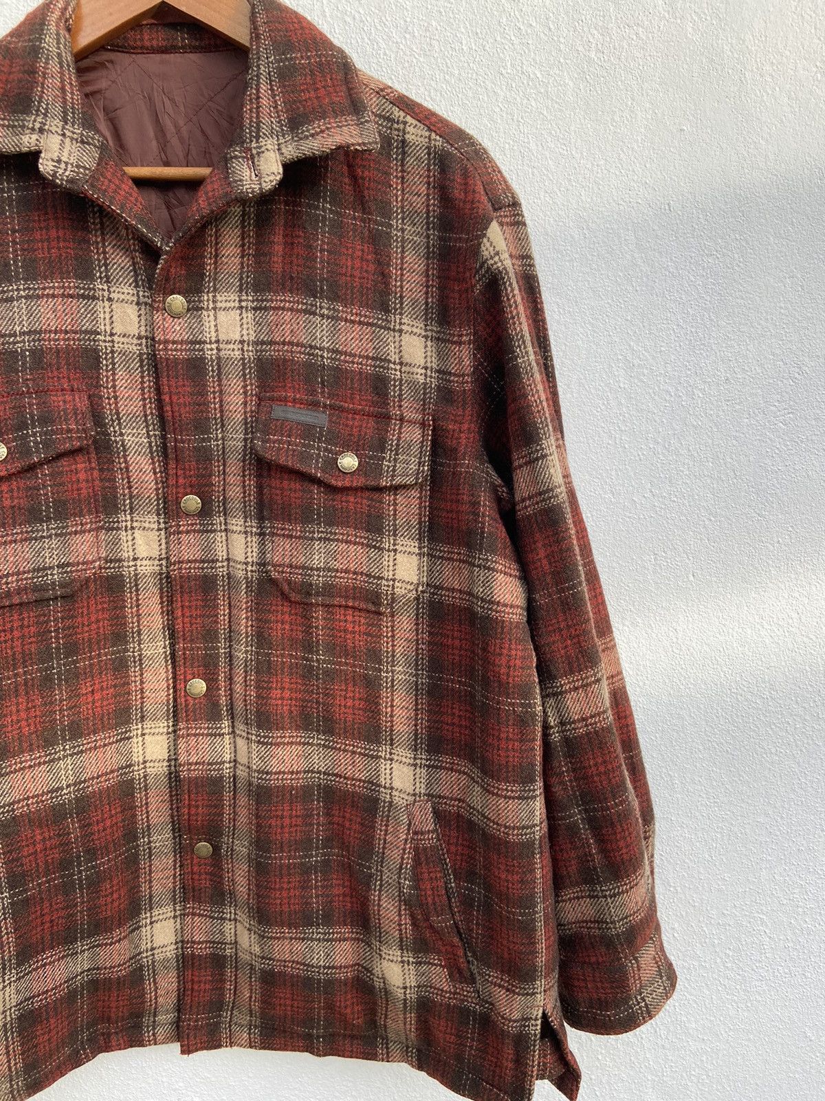 Flannel Vintage Crocodile jacket flannel Size US L / EU 52-54 / 3 - 4 Thumbnail