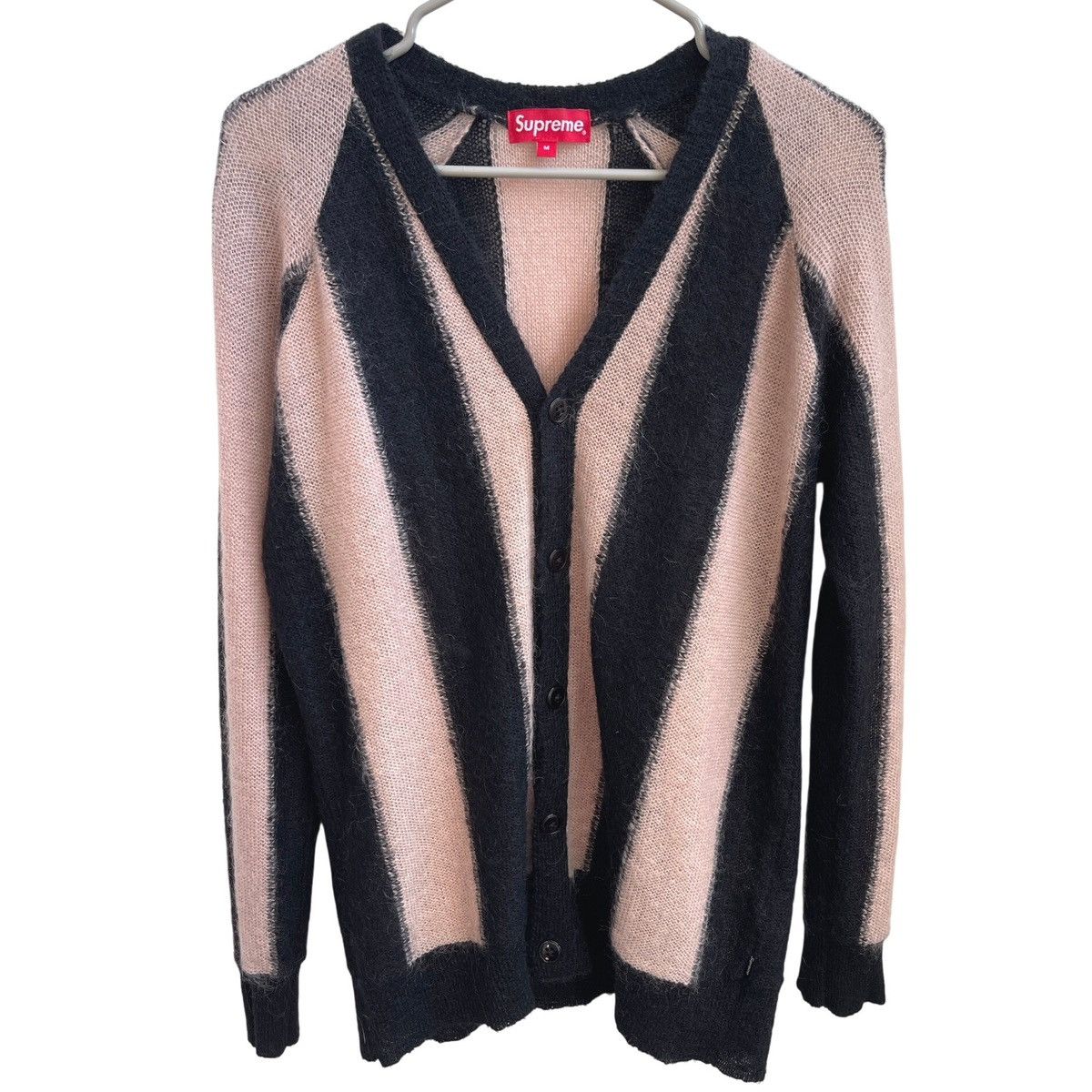 Supreme Supreme Floral Stripe Wool Cardigan | Grailed