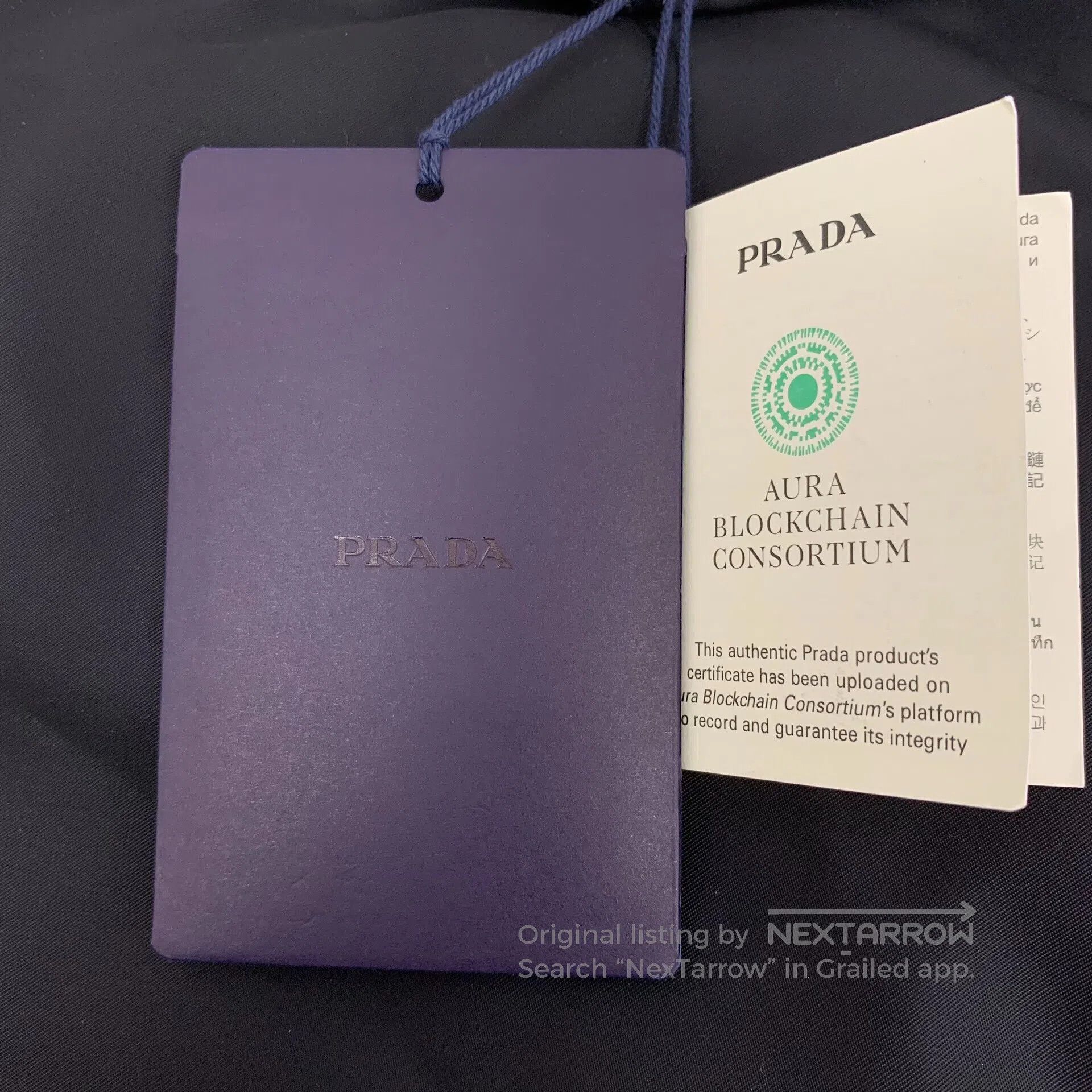 Prada Prada Black triangle logo nylon long-sleeve jacket| Size US M / EU 48-50 / 2 - 8 Thumbnail