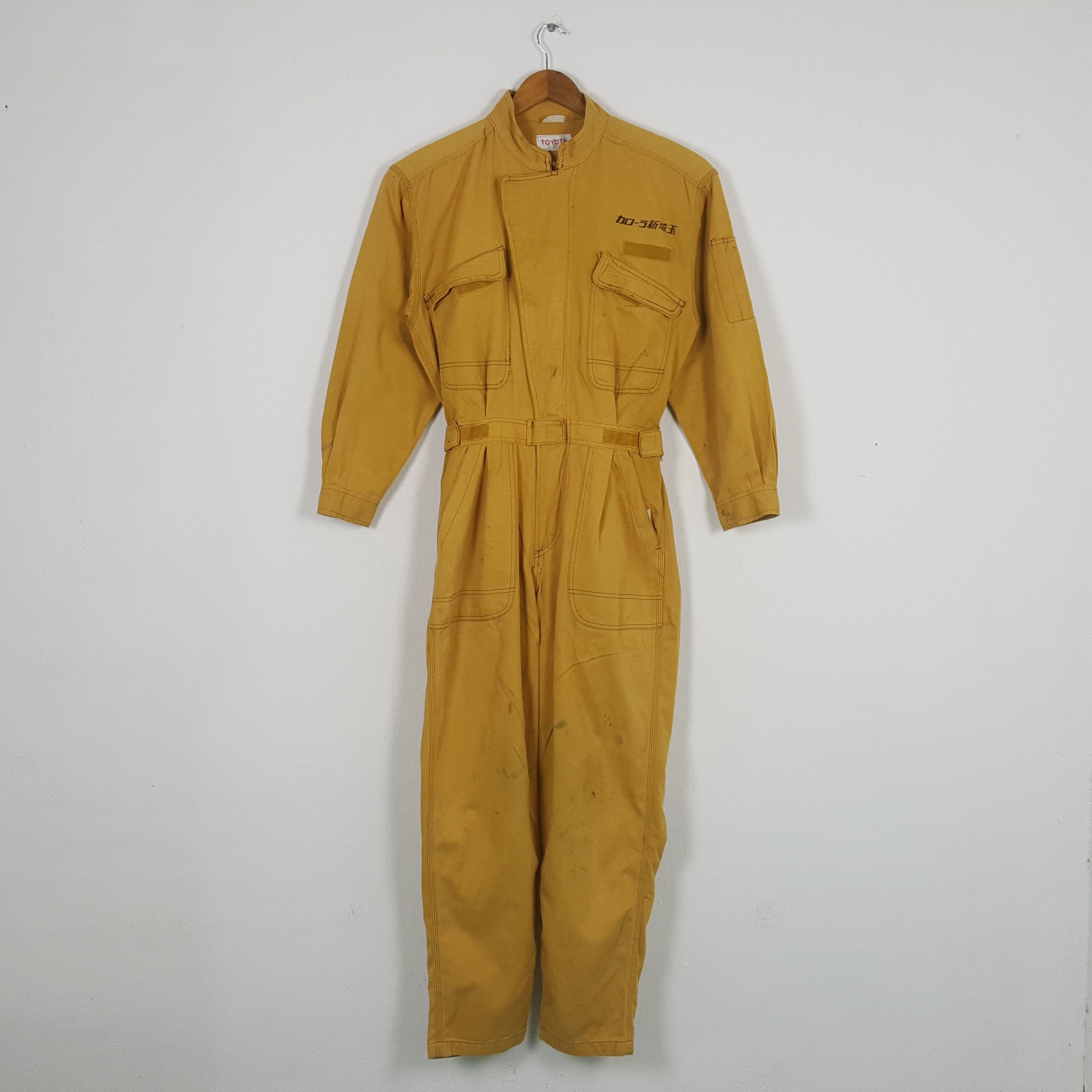 Japanese Brand × Vintage Vintage TOYOTA Racing Team Motorsport Coverall Jacket C286N3 Size US M / EU 48-50 / 2 - 3 Thumbnail