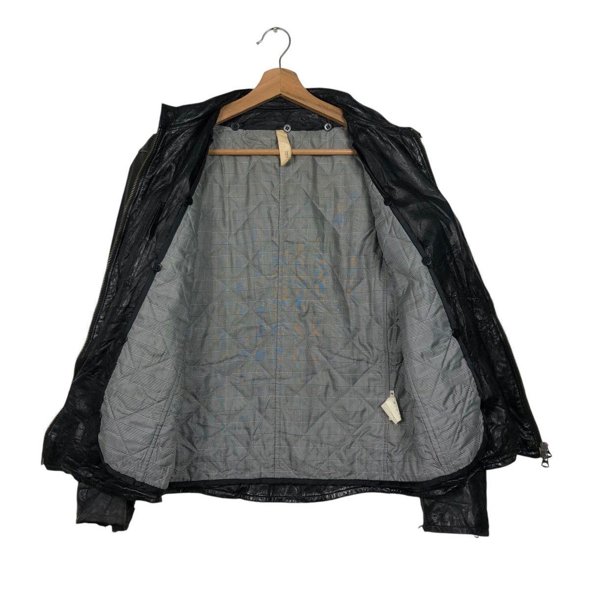 Japanese Brand 🔥VINTAGE BIKER LEATHER JACKET TAKEO KUKICHI ISSEY MIYAKE Size US M / EU 48-50 / 2 - 15 Thumbnail